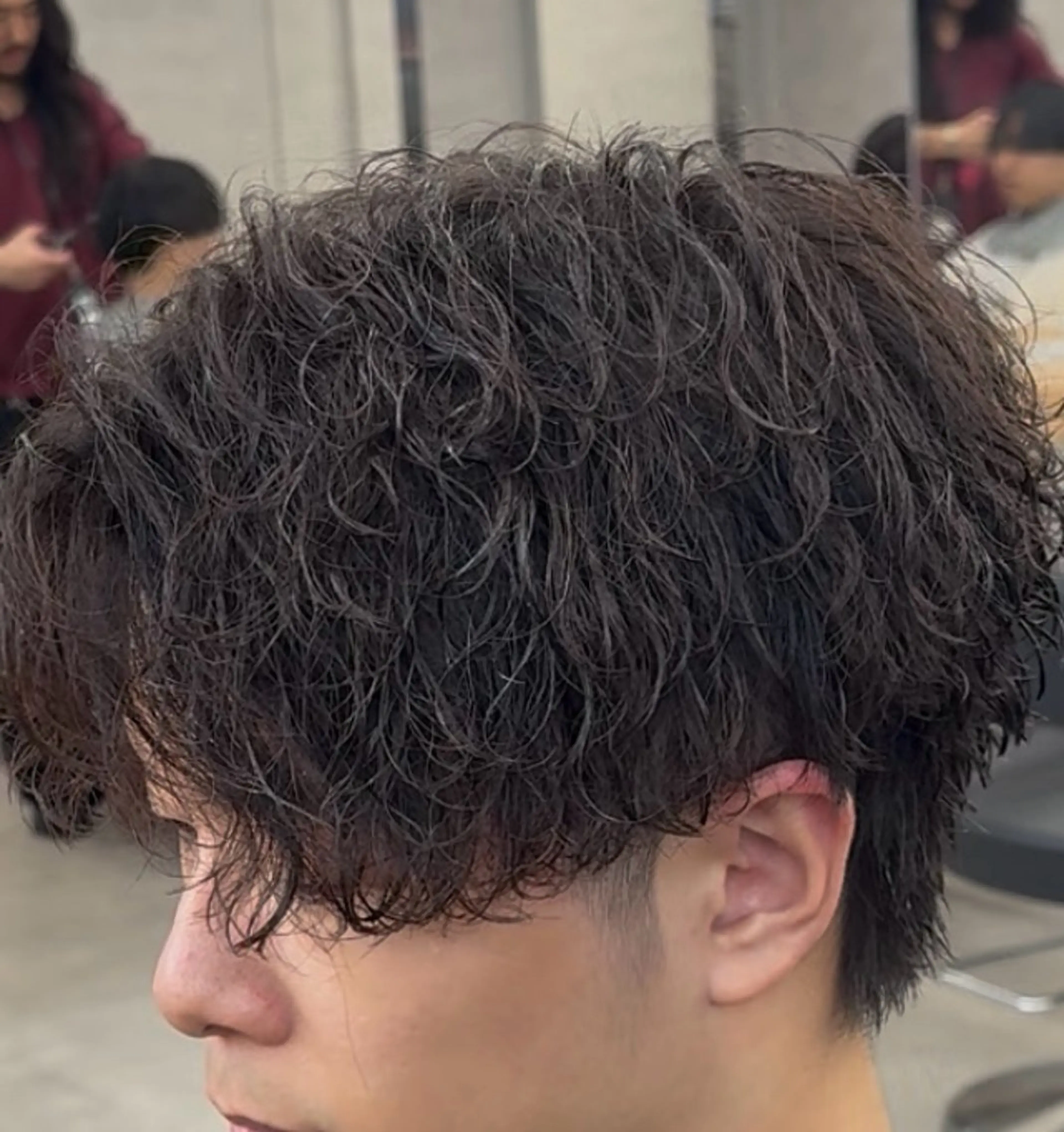 ショート カット パーマ パーマ指名率No1 メンズ特化ケイトのヘアスタイル