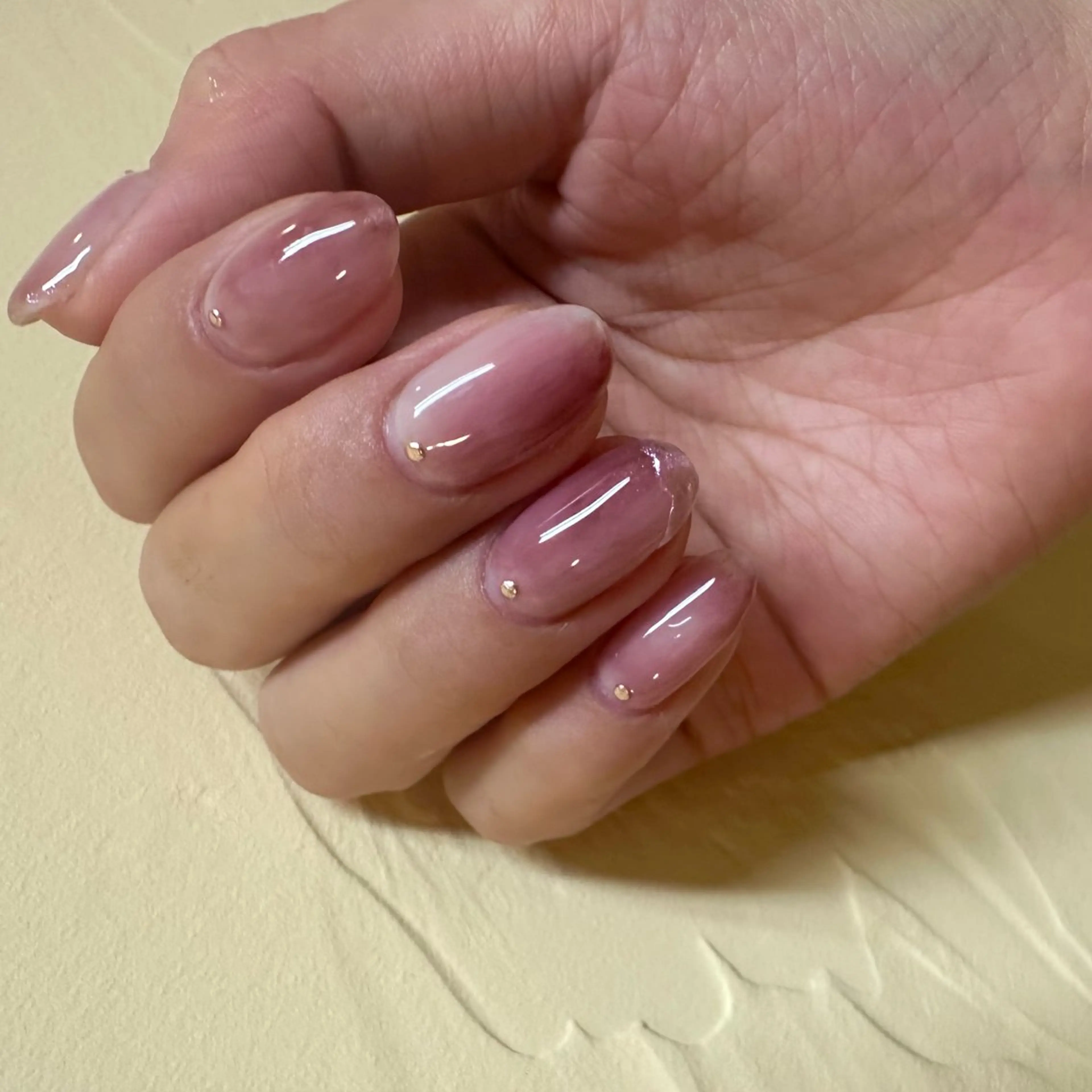ネイル クリアネイル ニュアンスネイル ピンク DeI'm  ふなば さとみのネイルデザイン