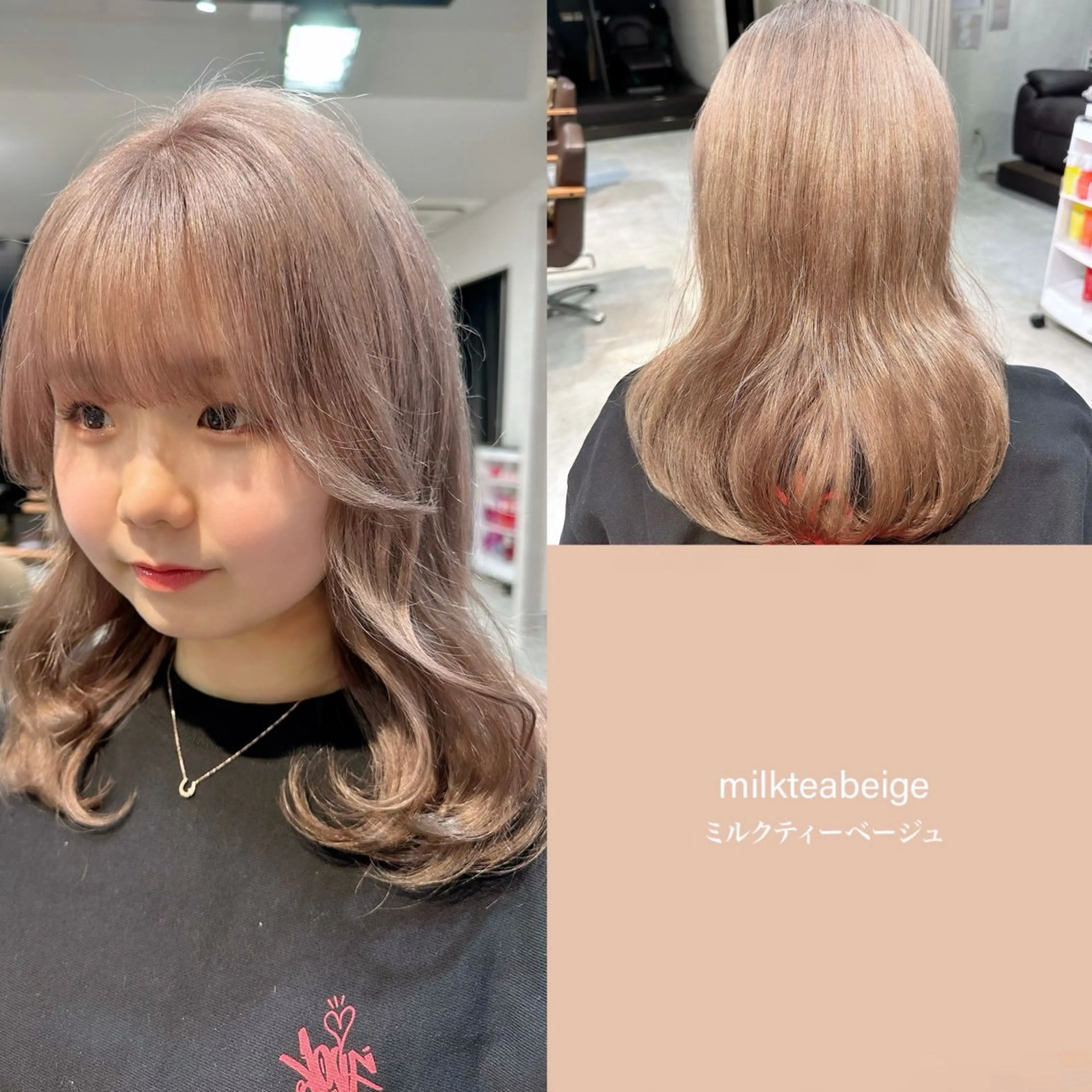 セミロング カラー ブリーチ LICO HAIR＆RELAXATION 名駅店所属・メンズ特化美容師/ パーマ/波巻き/陸翔のヘアスタイル