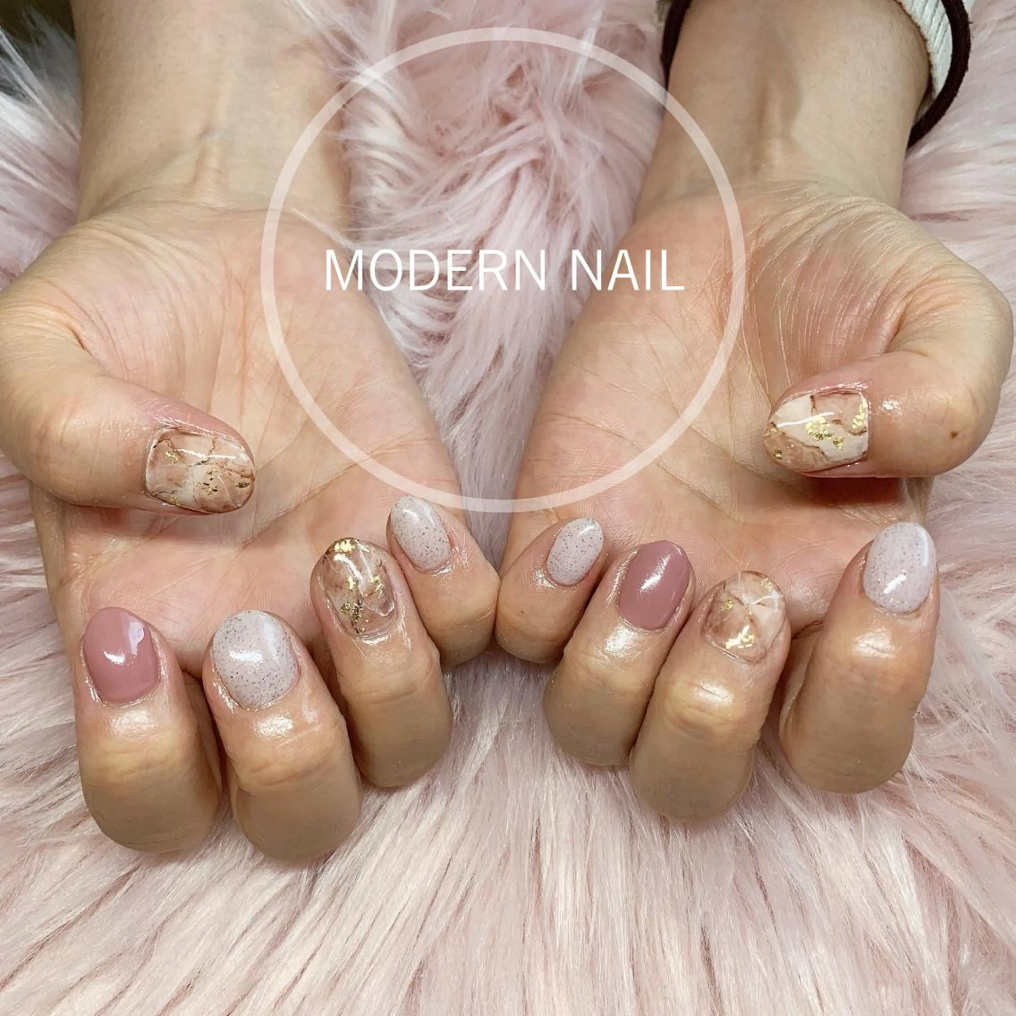 ネイル ジェルネイル 小川 玲奈のネイルデザイン