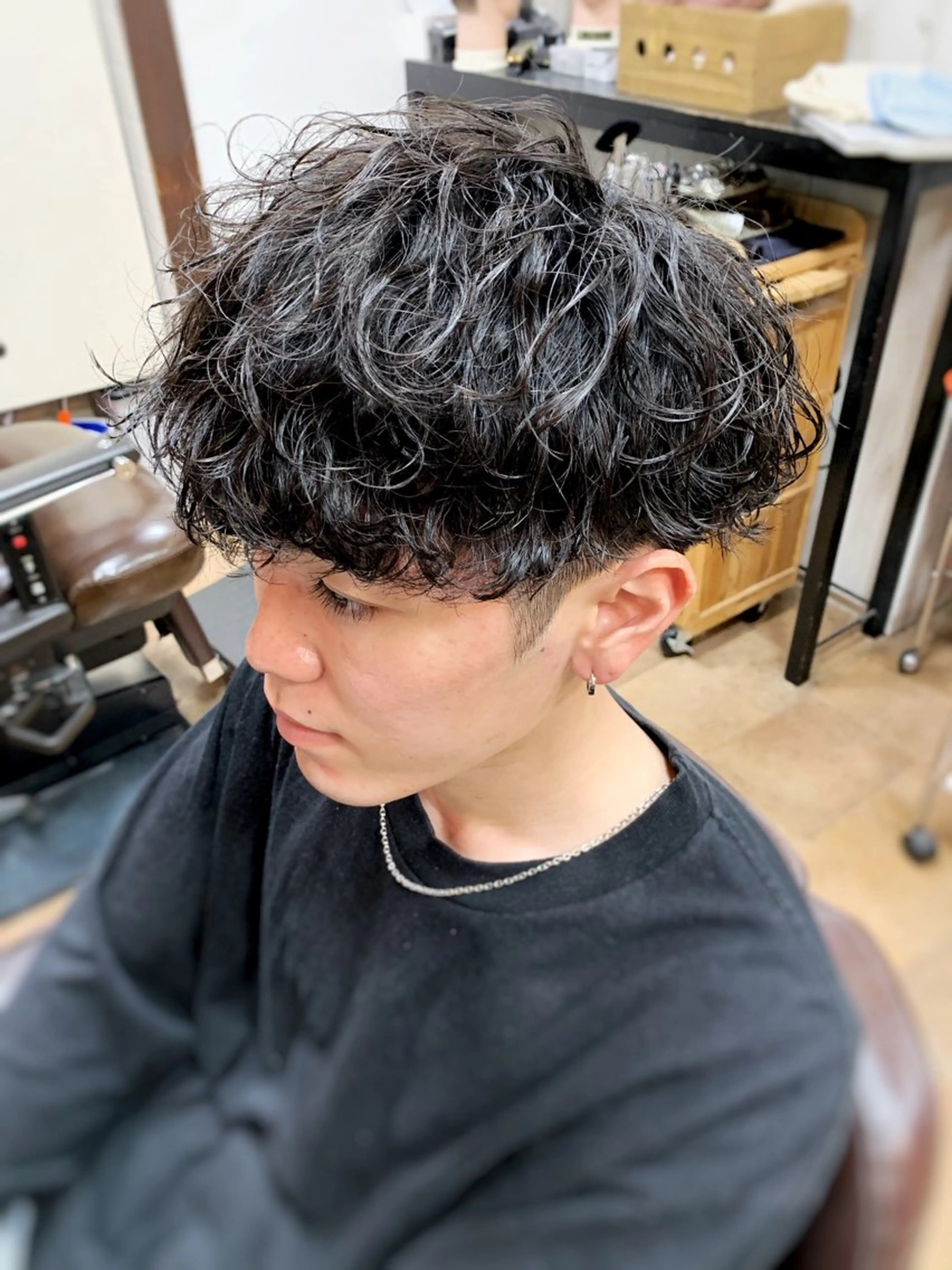 【メンズ限定】カット＋パーマ+眉カット✄の写真