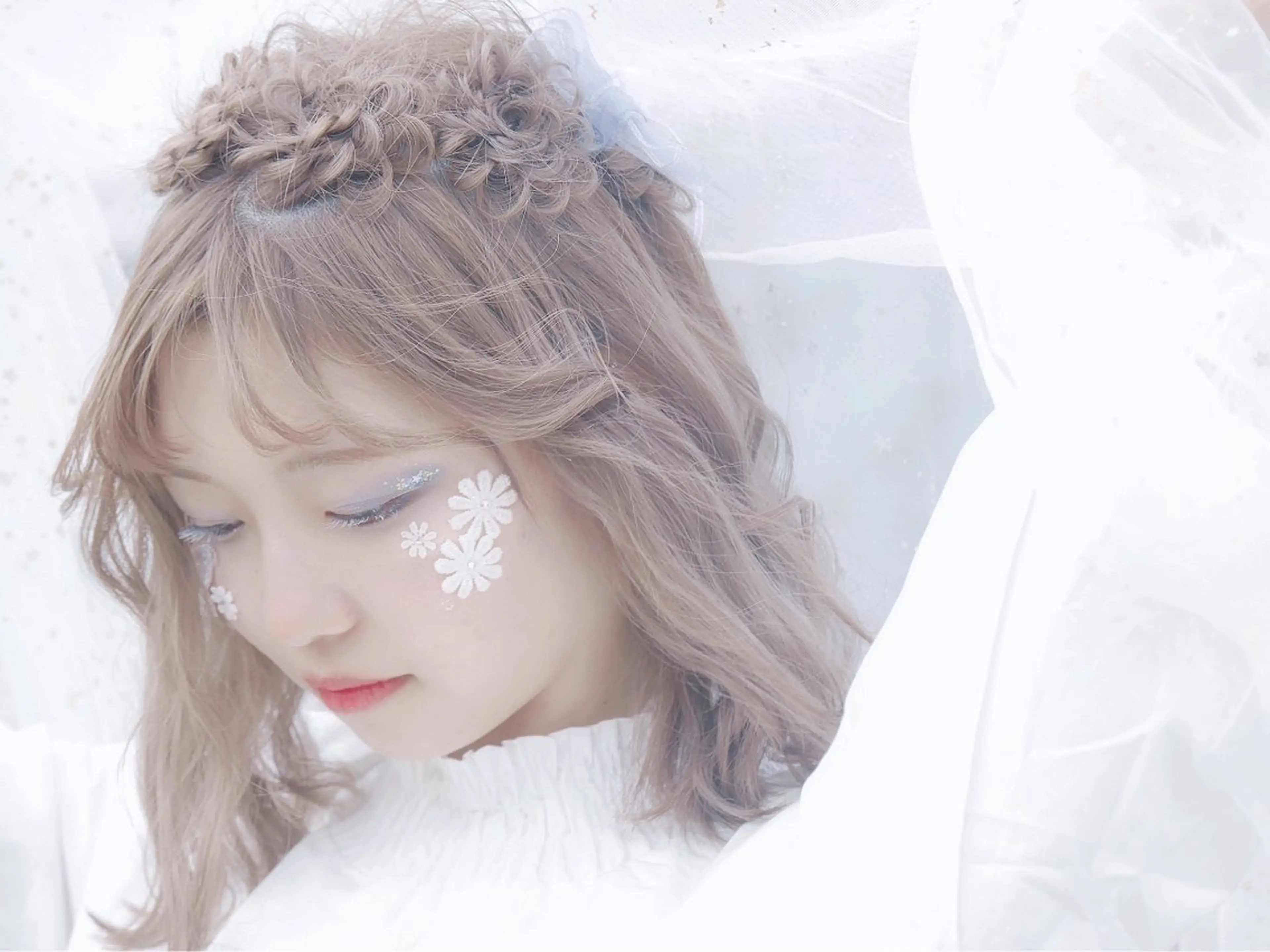 ミディアム ヘアアレンジ JUNSHIN🦋 ヘアセット／カラーのヘアスタイル