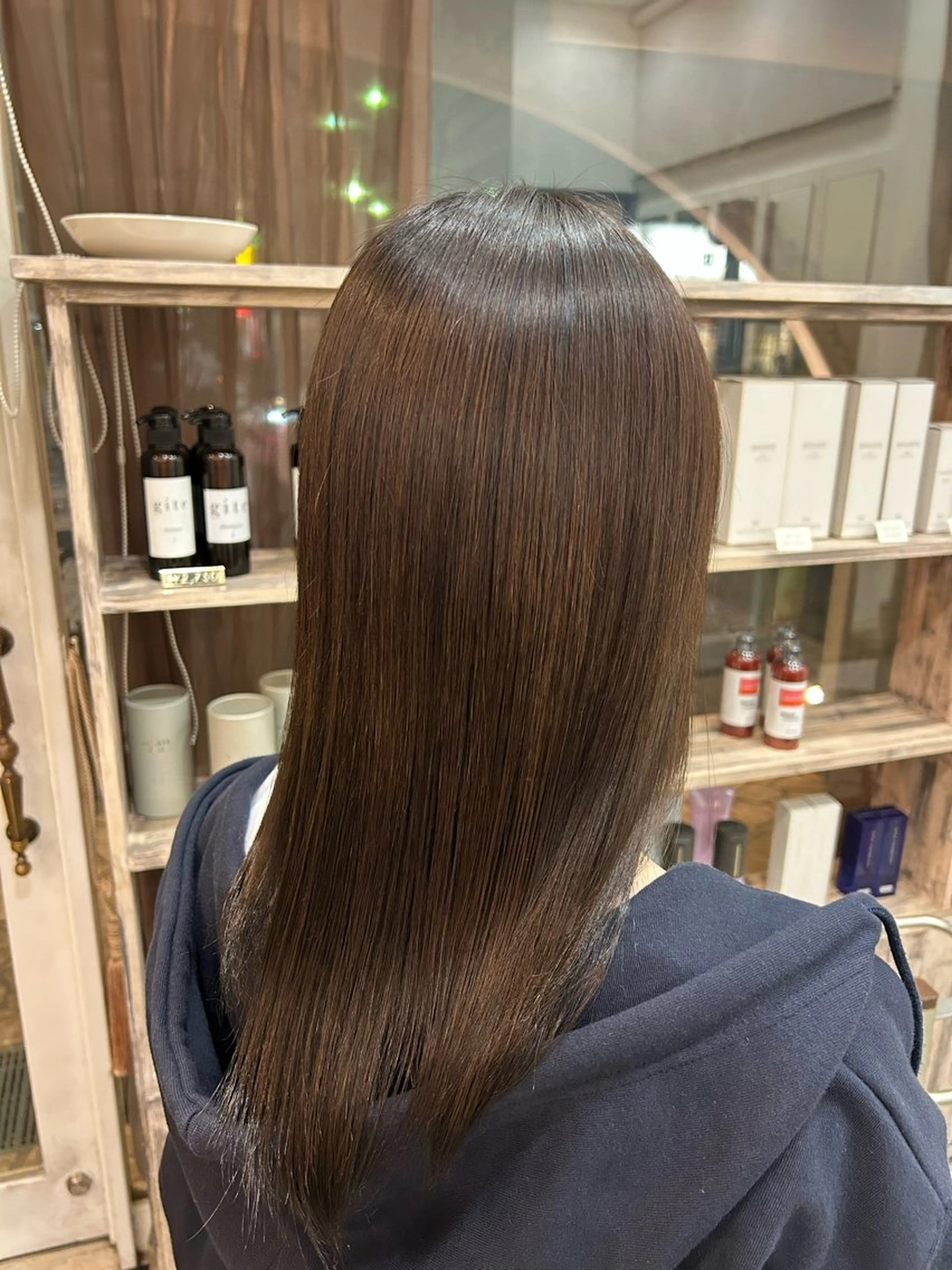 🉐ケアカラー＋髪質改善トリートメントピチキュアの写真