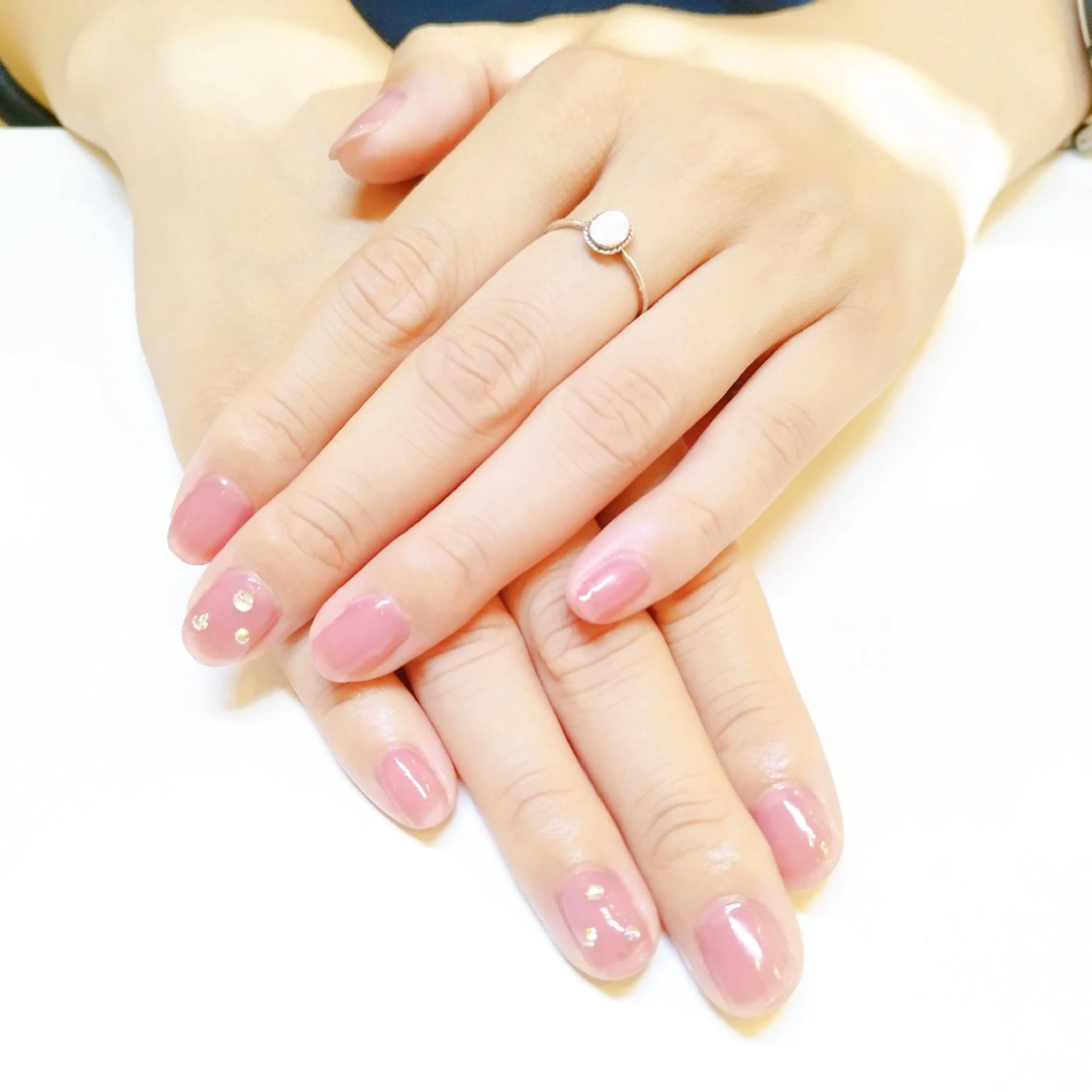 ネイル ピンク 赤色 YOCO ネイルのネイルデザイン