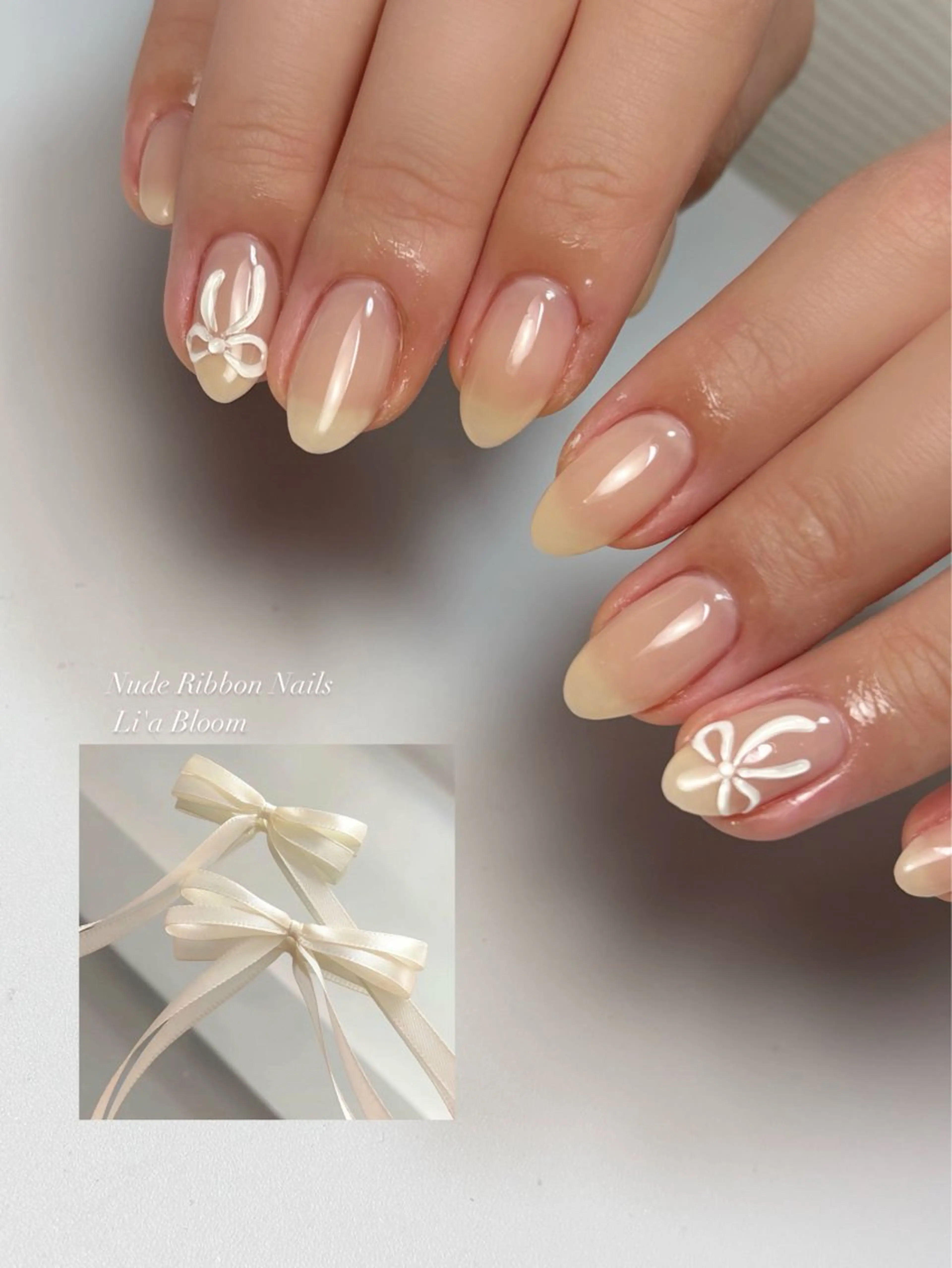 ネイル ハンドネイル Li'a Bloom所属・🦋🤍 madoka🤍のネイルデザイン