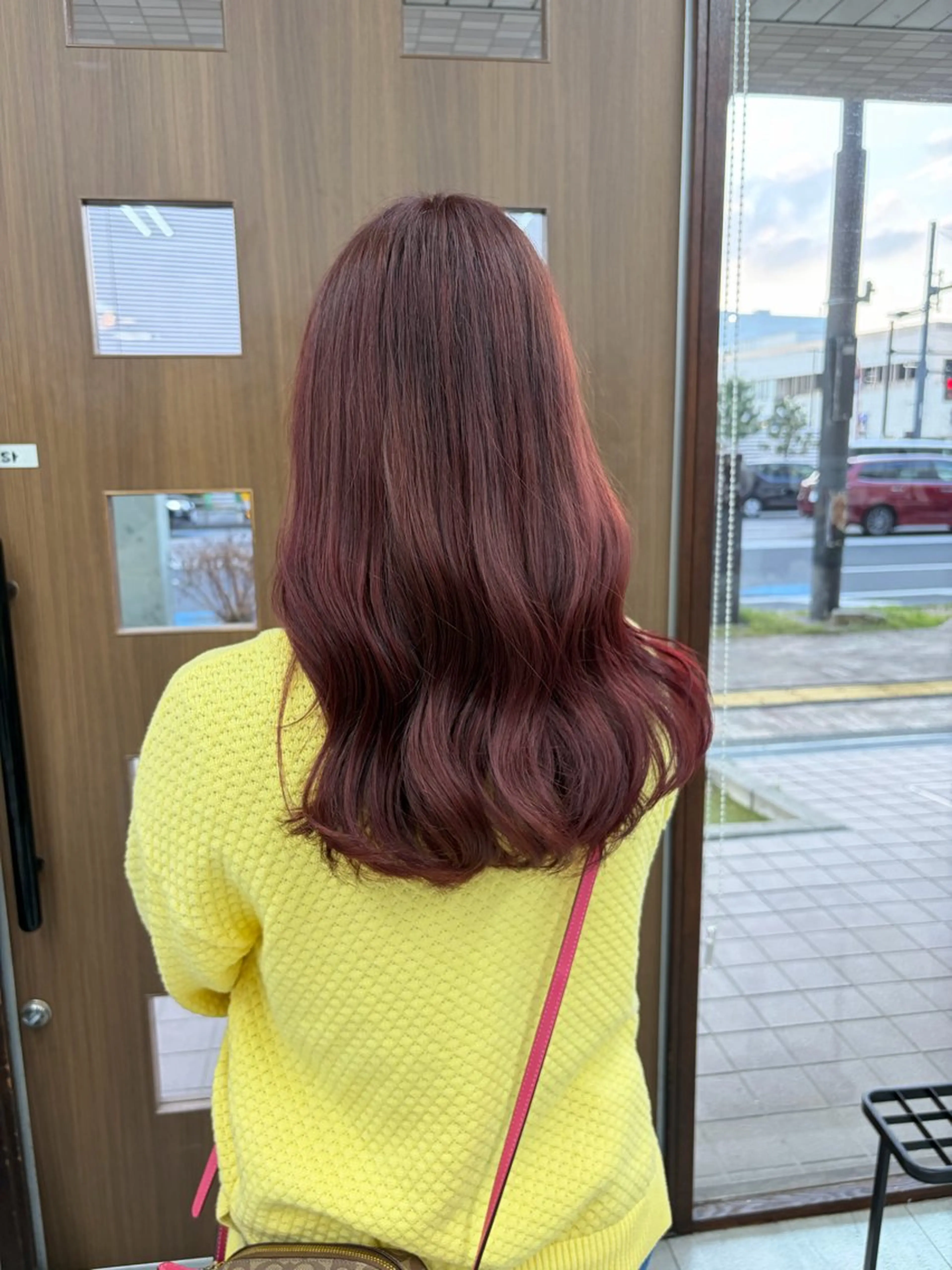 ミディアム ヘアカラー トリートメント ハタエクルミ/辻堂 /ワンカラー🍀*゜のヘアスタイル