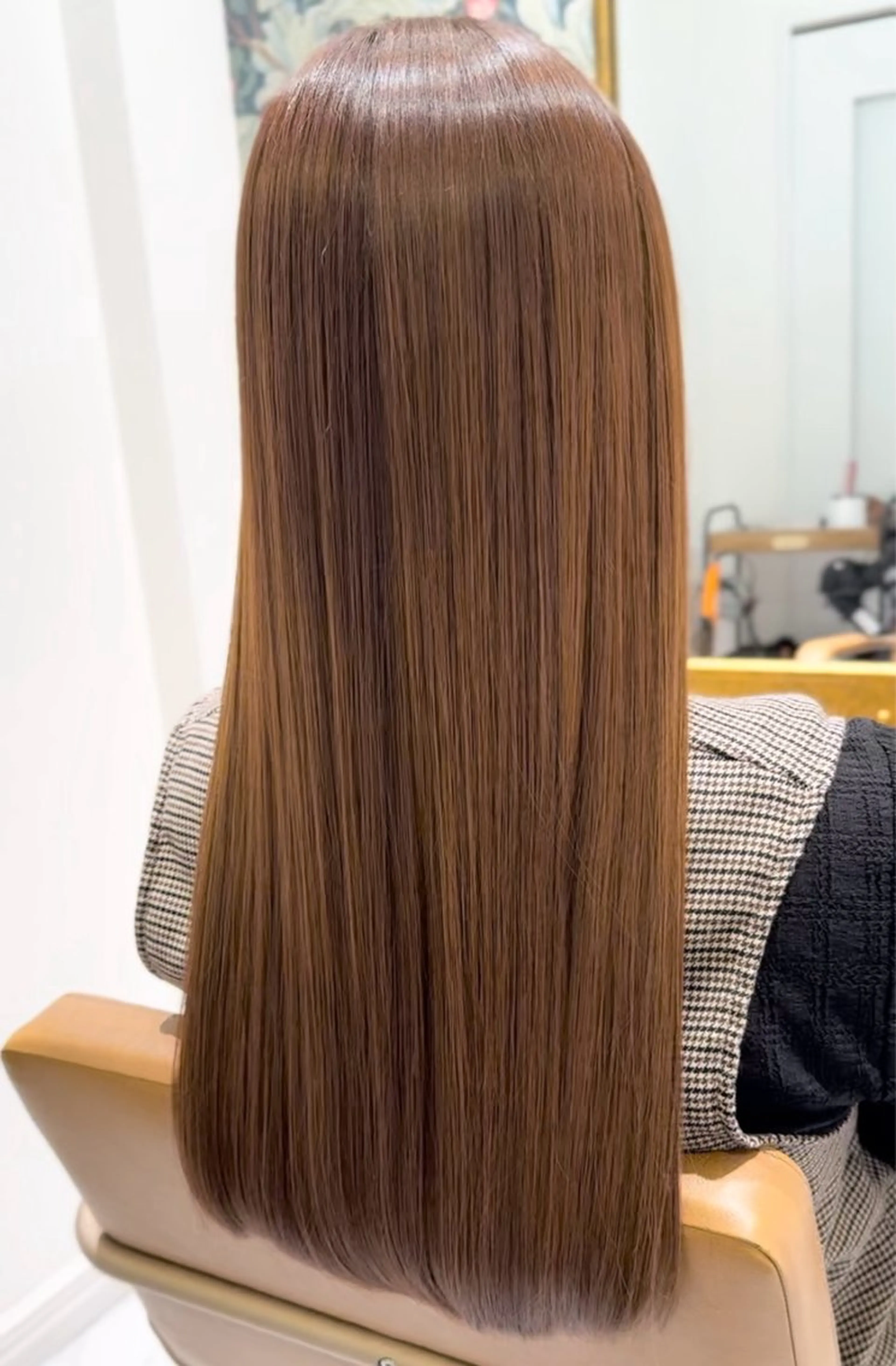 ロング 髪質改善 トリートメント RECARE忠岡 韓国エクステのヘアスタイル