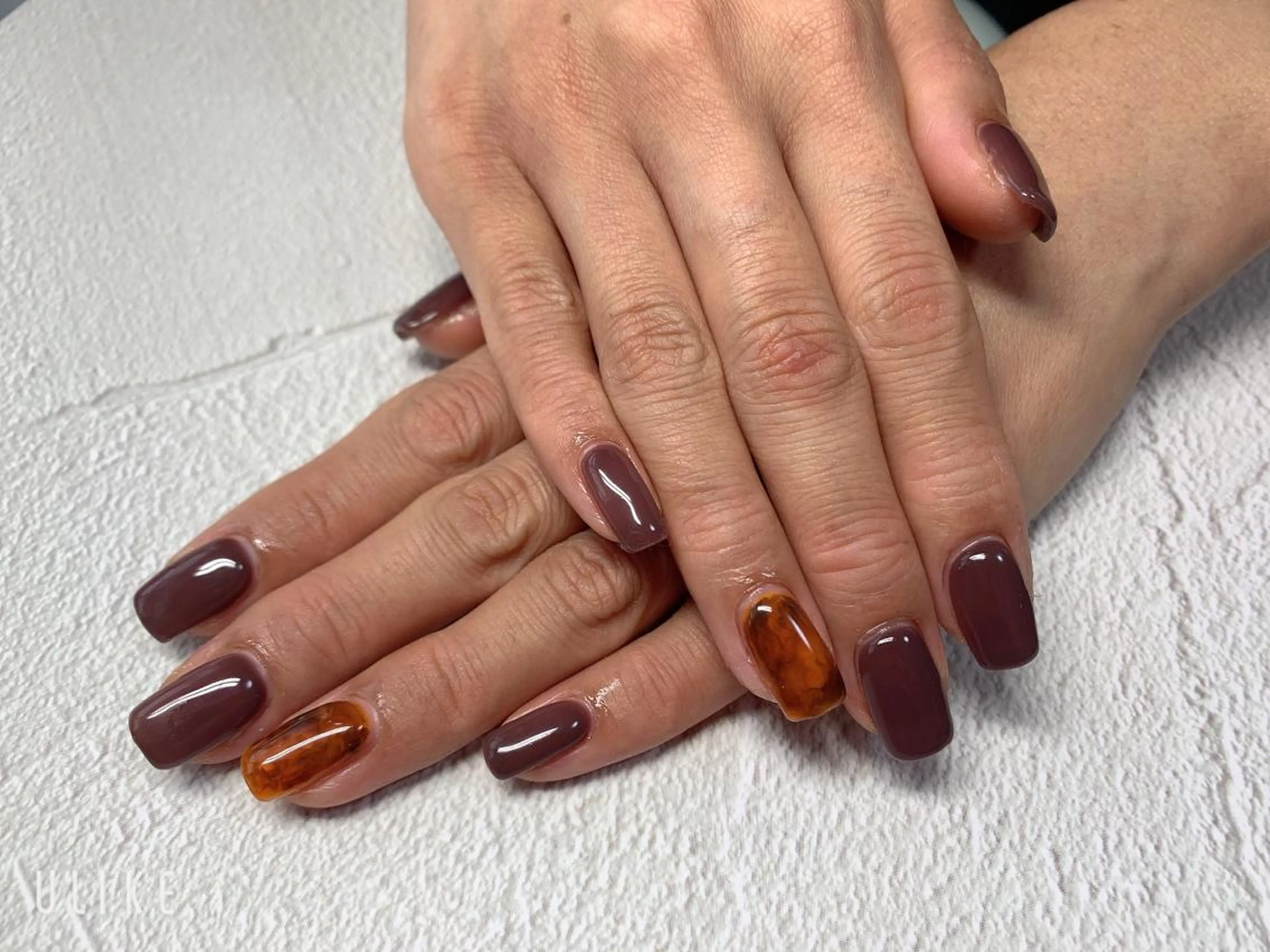 ネイル べっ甲ネイル ハンドネイル 痩身/脱毛/ネイル HARUKAのエステ・リラクイメージ
