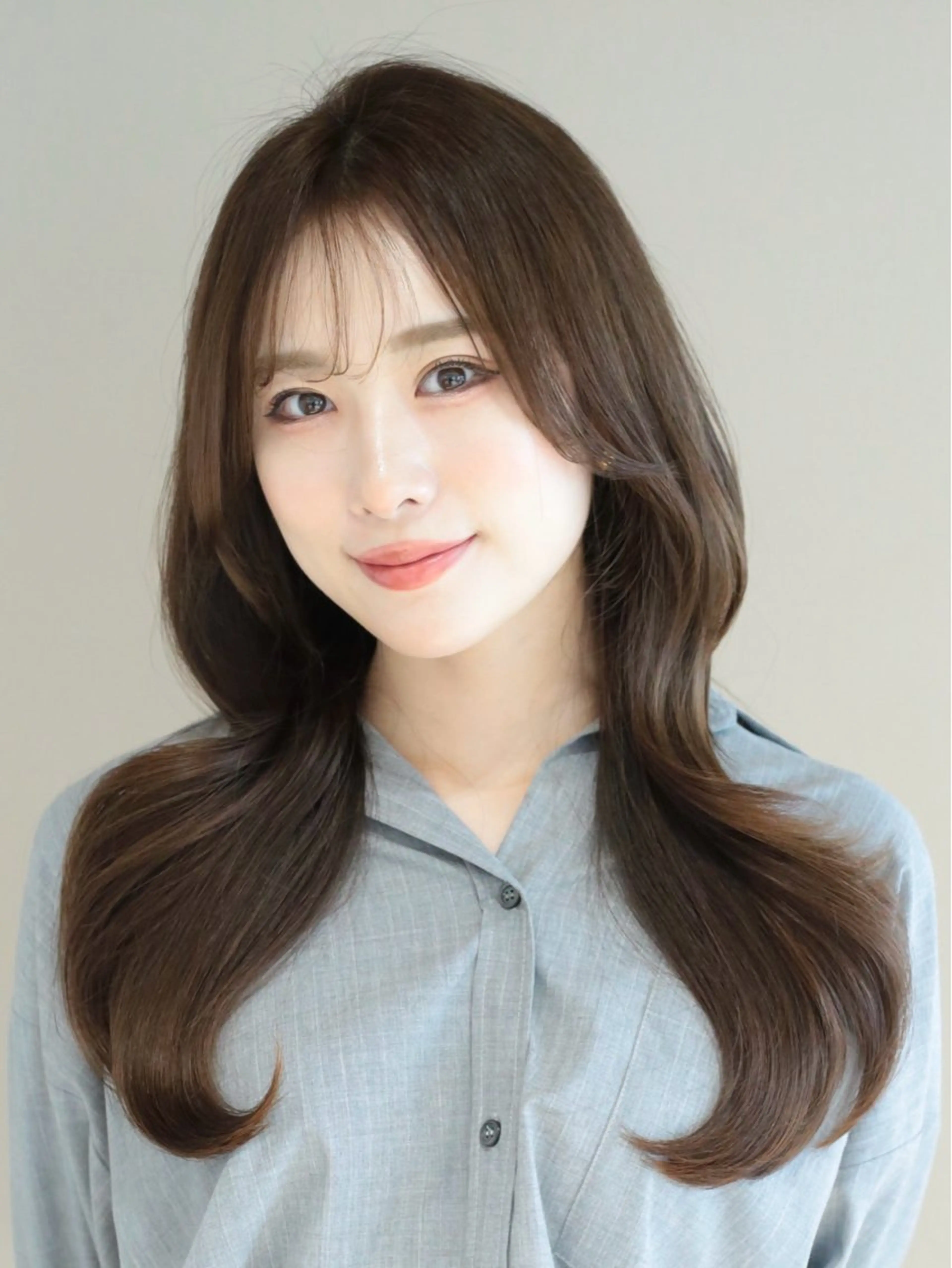 ロング カラー くびれヘア 韓国風ヘア レイヤーカット カット ヘアカラー トリートメント 髙木美緒🌿 レイヤー/アレンジのヘアスタイル