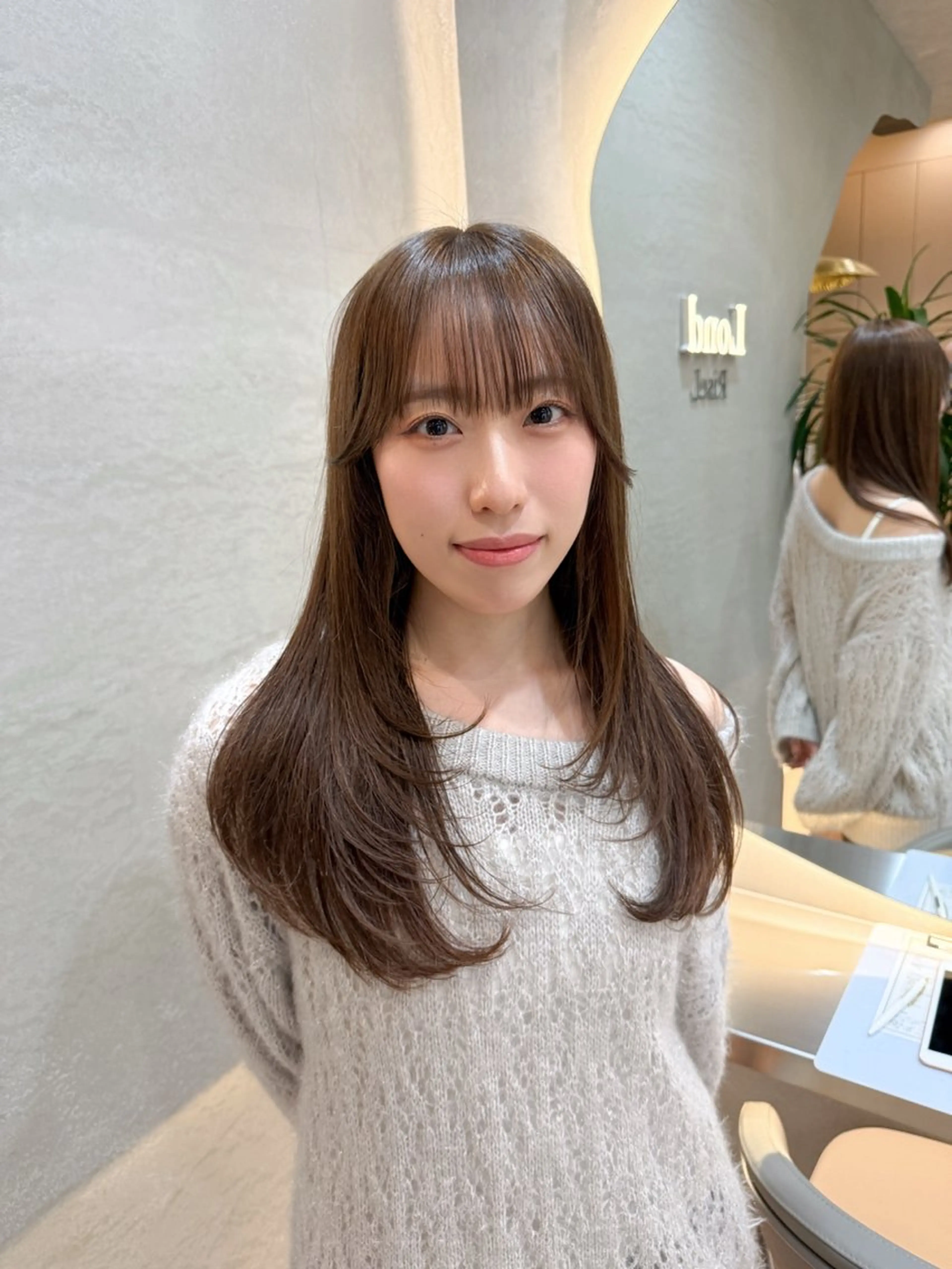 ロング カット ヘアカラー トリートメント ボブ・韓国レイヤー・ くびれボブ・内藤康太のヘアスタイル