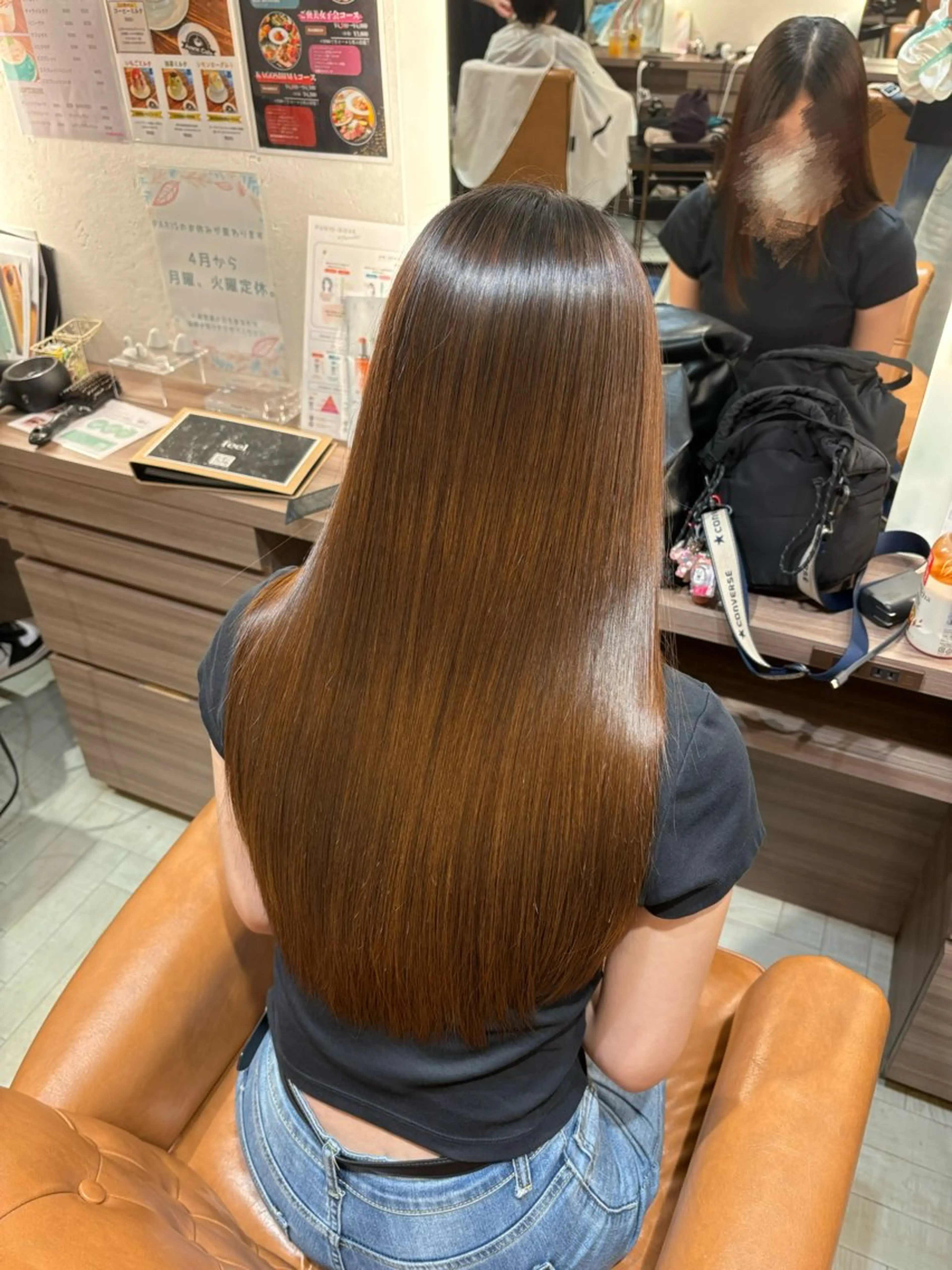 ロング カット 縮毛矯正 トリートメント 西元 群/艶髪/髪質改善のヘアスタイル