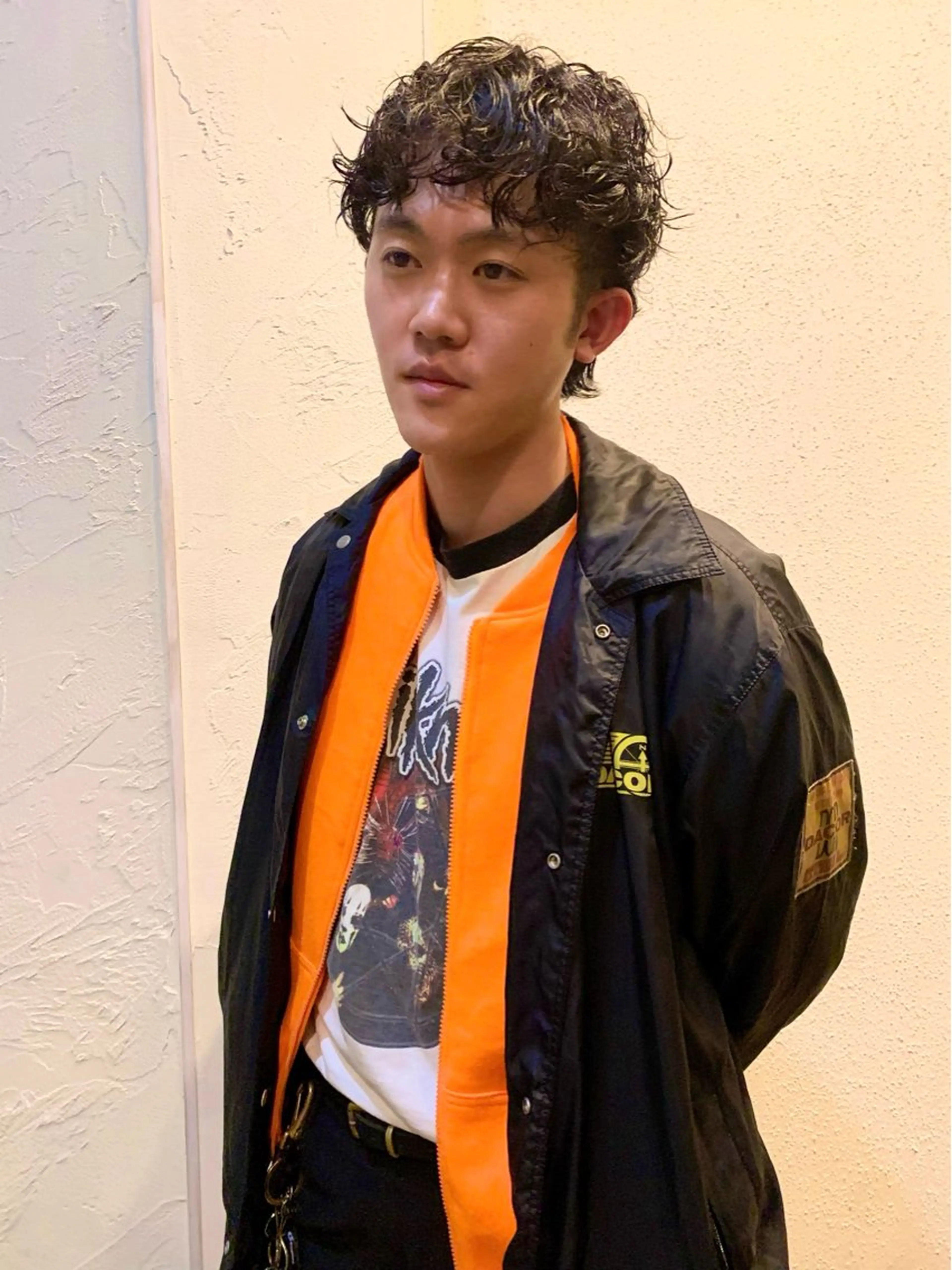 メンズカット＋ニュアンスパーマ＋ナノバブルの写真