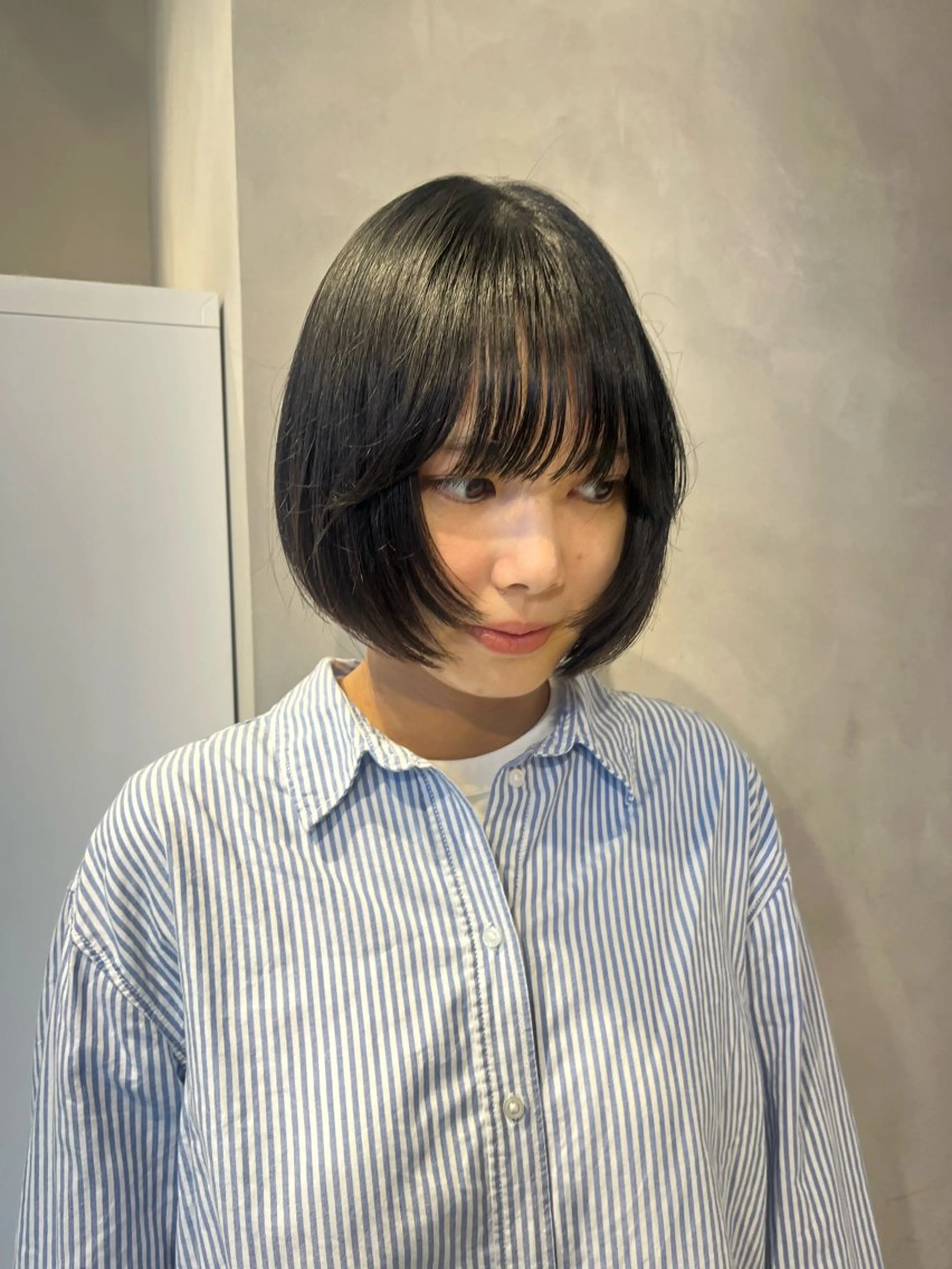 ショート カラー ボブ/ベージュ/ パーマ🪿近森ゆいのヘアスタイル