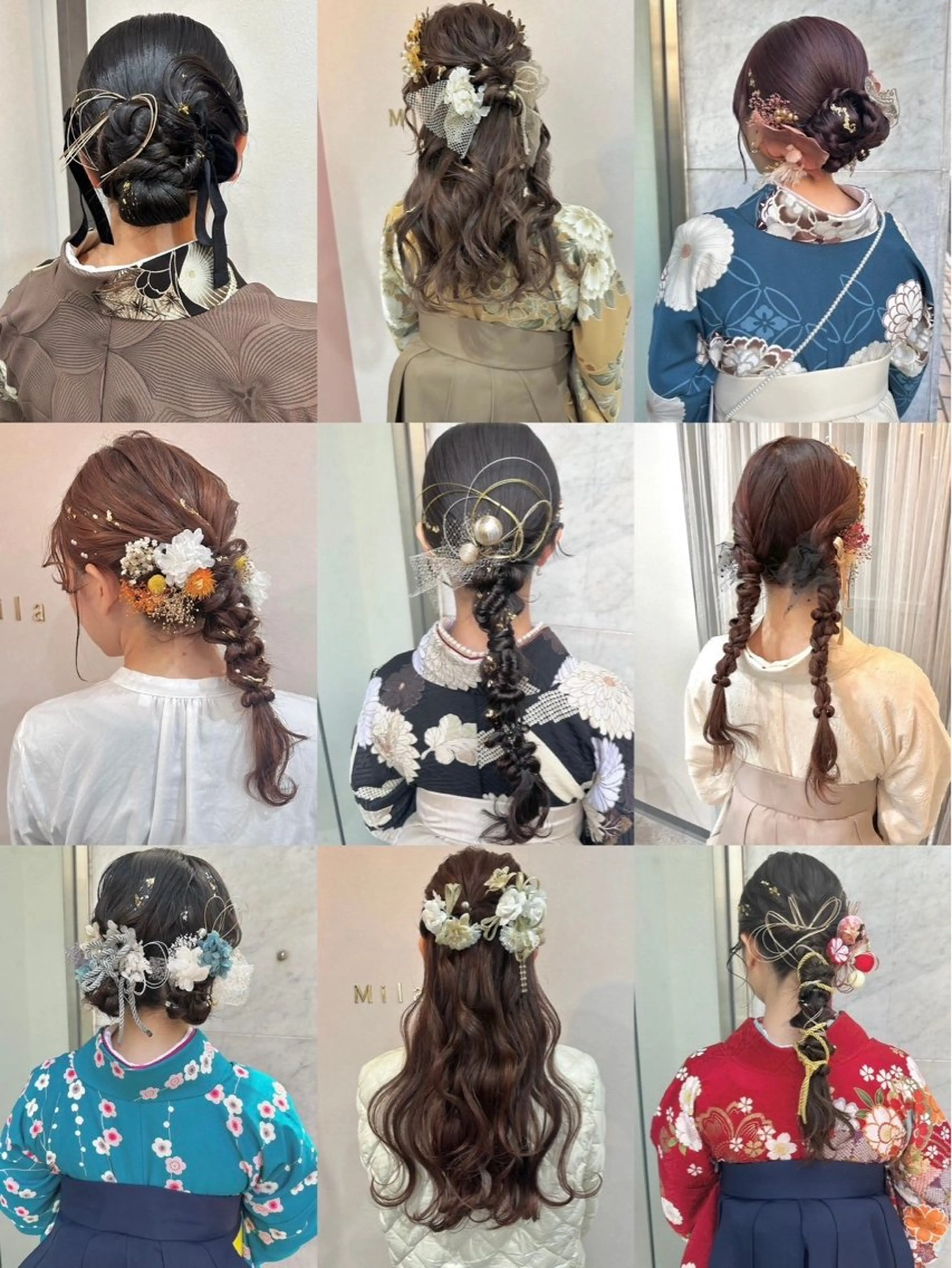 ヘアアレンジ Mila hinaのヘアスタイル