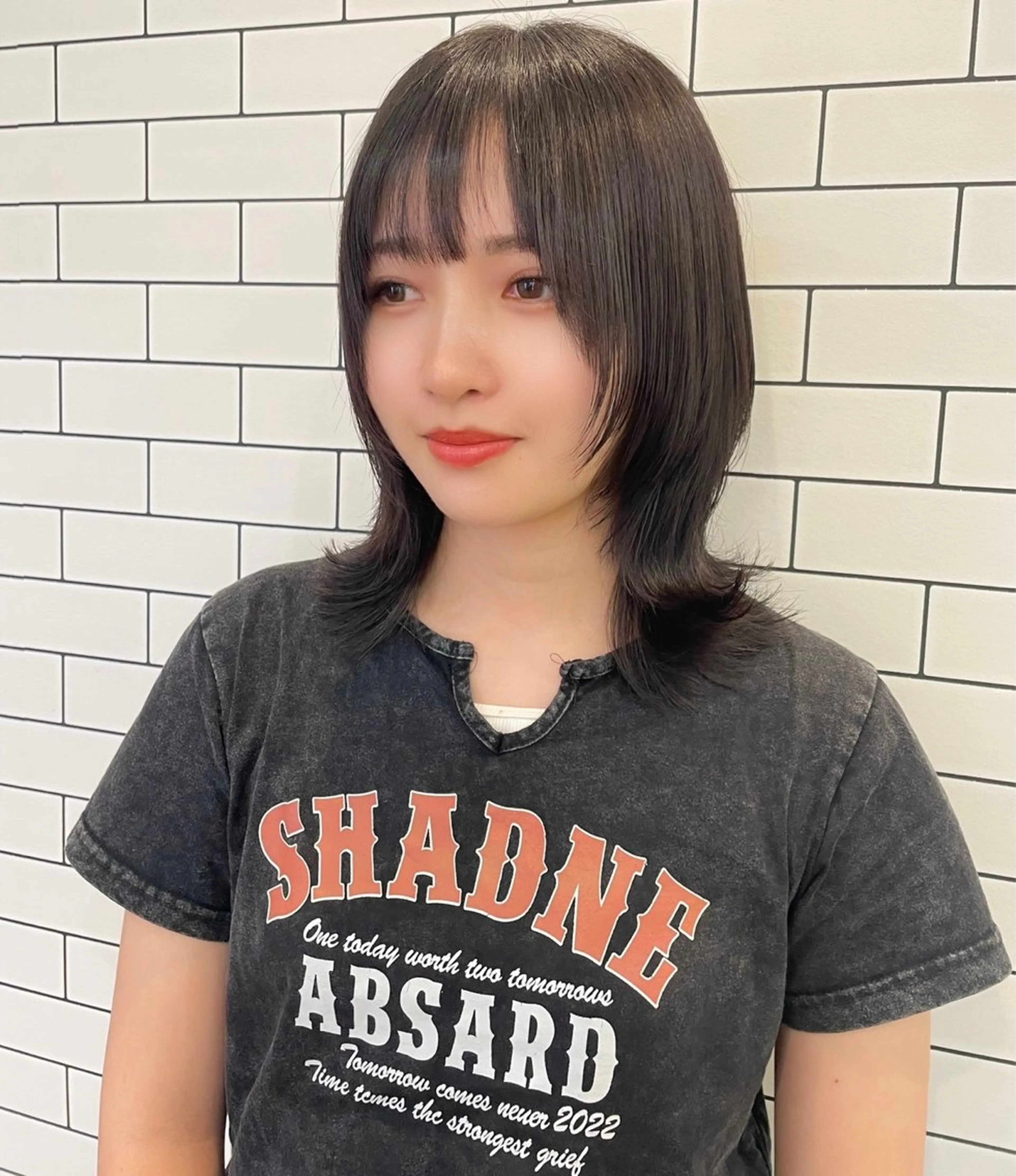 ミディアム カット ヘアカラー トリートメント ﾅﾂﾐ/韓国ヘア/ レイヤーカット🎀のその他イメージ