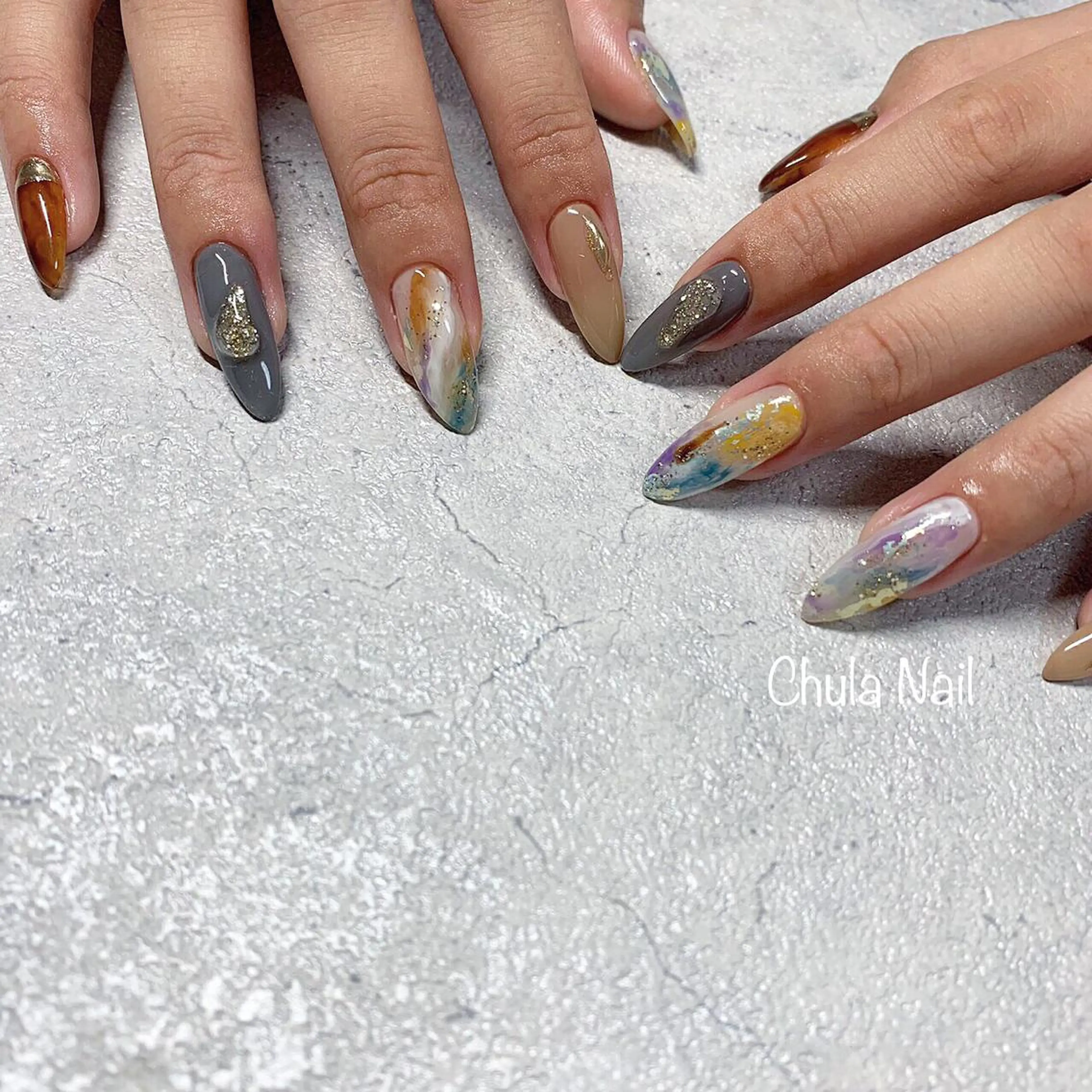 ネイル ハンドネイル ëmma nail_ by chulaのネイルデザイン