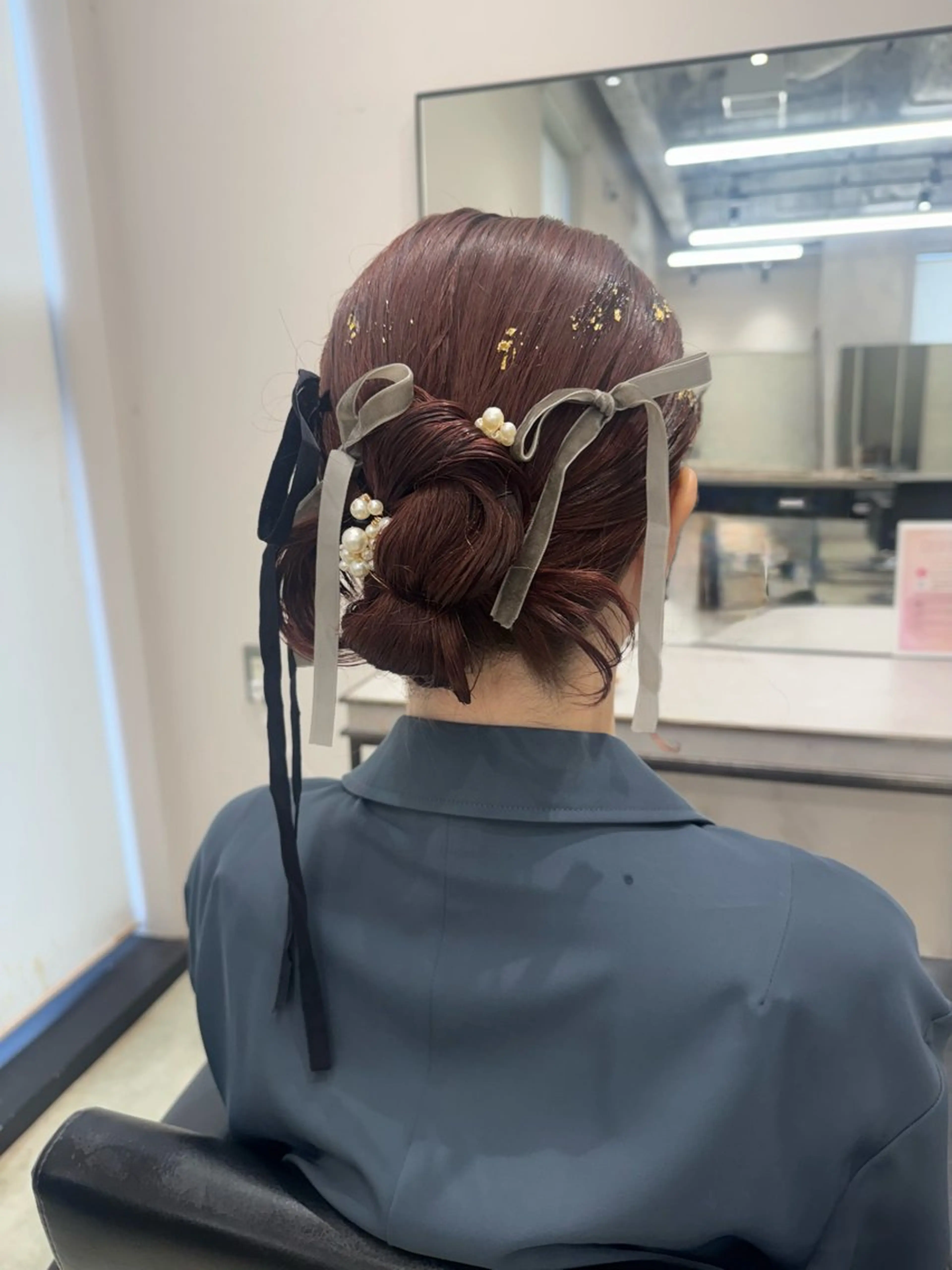 ヘアアレンジ 透明感カラー✨艶髪 制作🌱山根あゆみのヘアスタイル