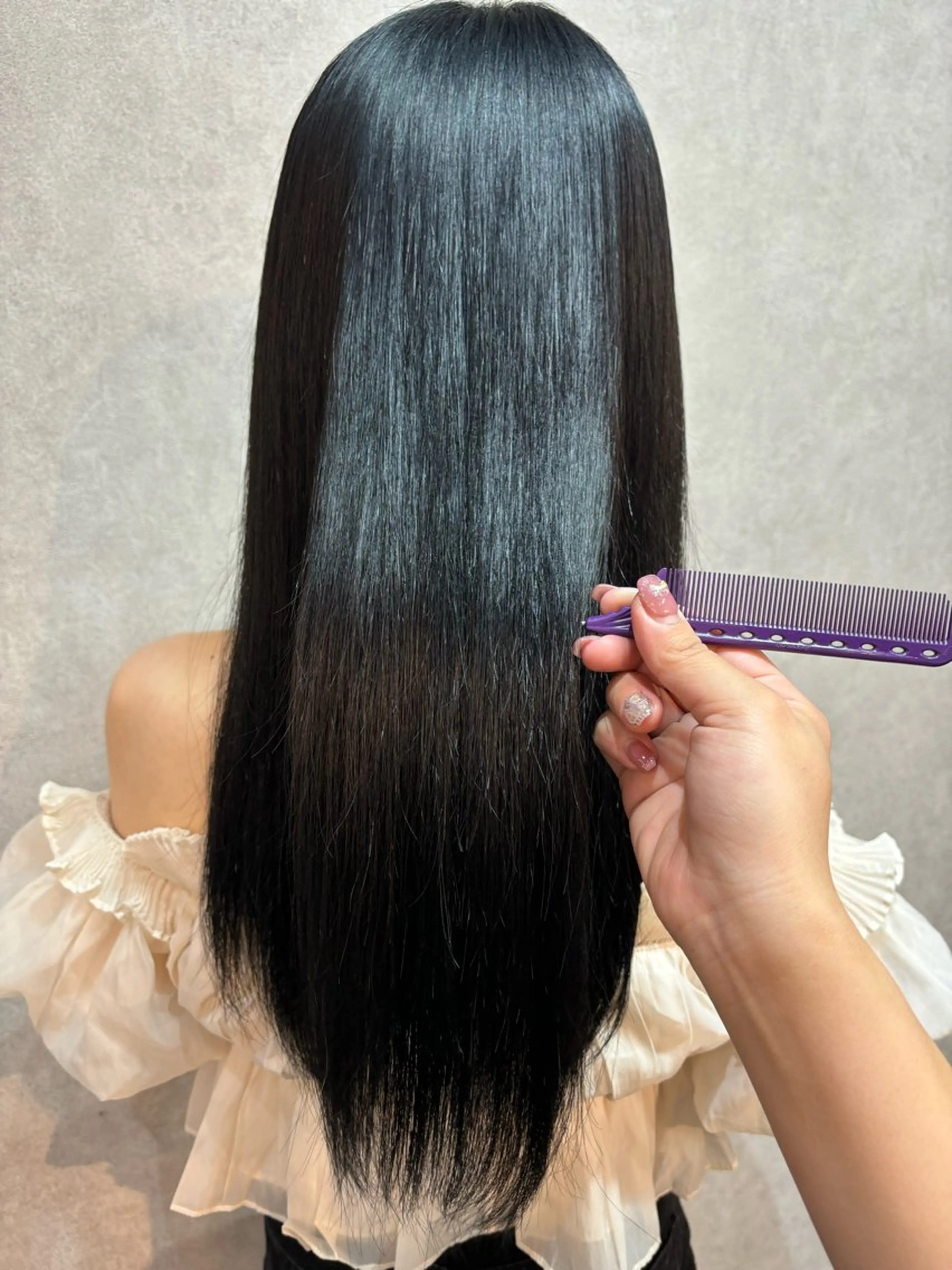 ロング 縮毛矯正 ar clip表参道所属・💜髪質改善/ 艶カラー/ミナ🩷のヘアスタイル