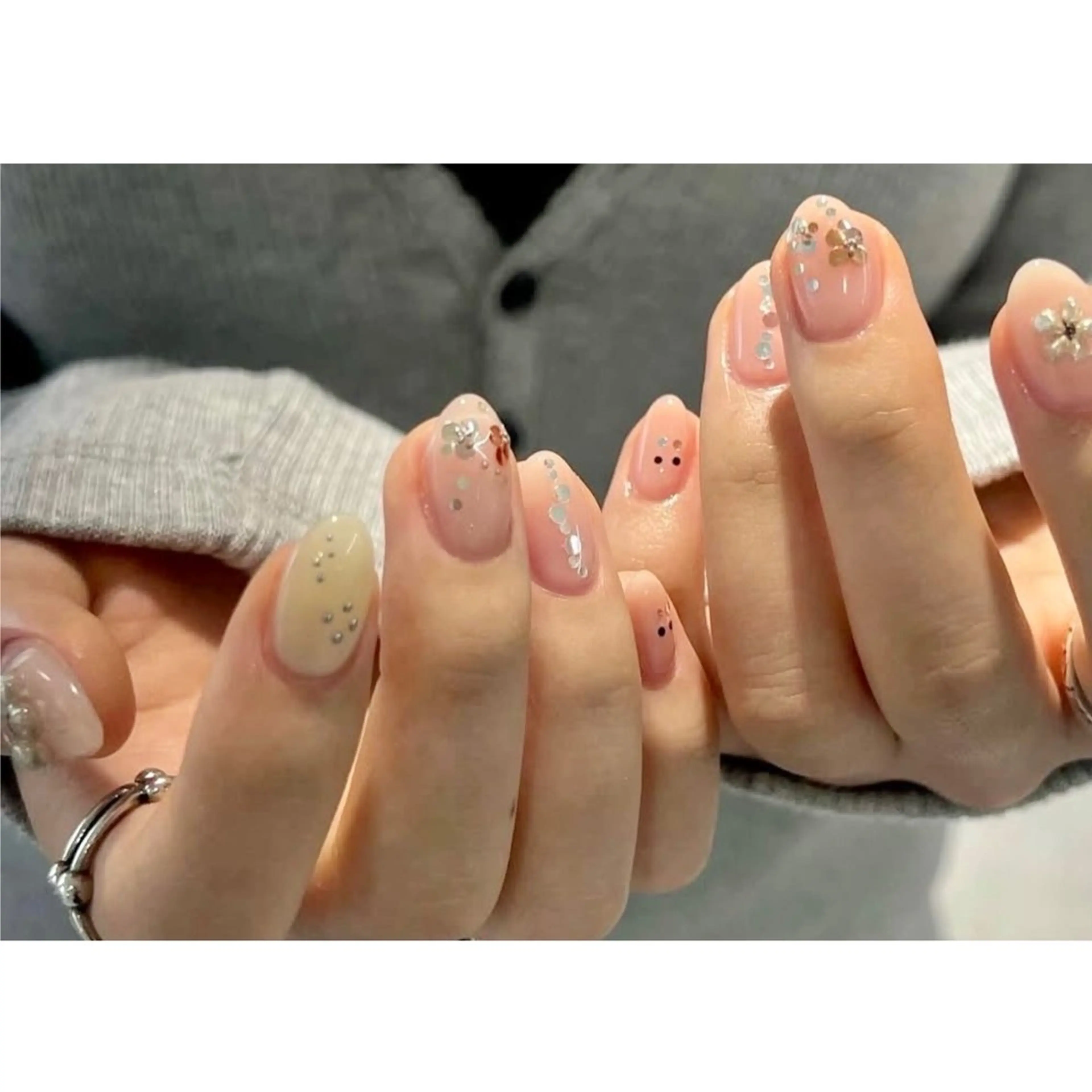 ネイル ハンドネイル ⏦Little 𐙚 Nail⏦のネイルデザイン