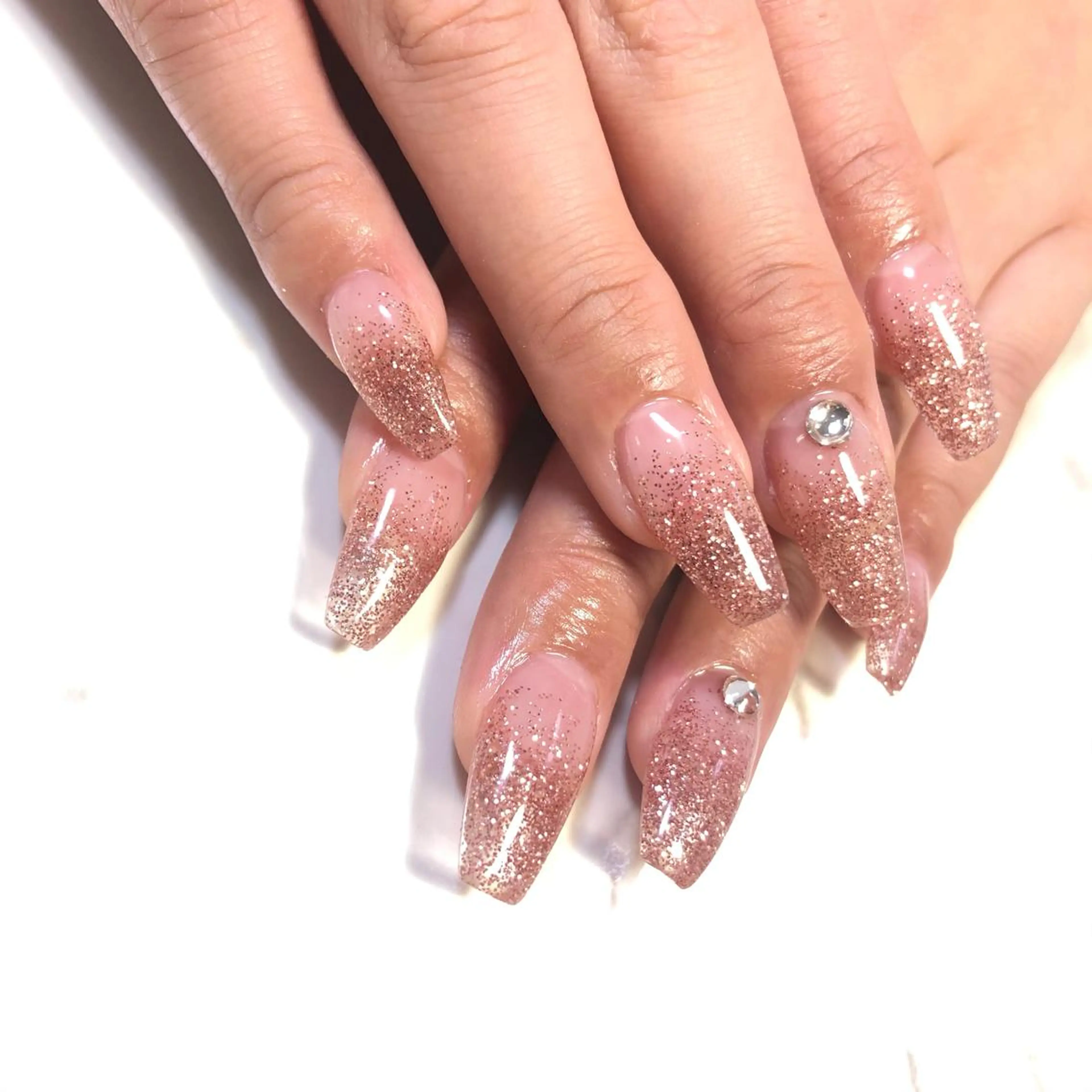 ネイル ラメ(グリッター) ラメグラデーション スカルプネイル ...by BLista.所属・...by BLista.のネイルデザイン