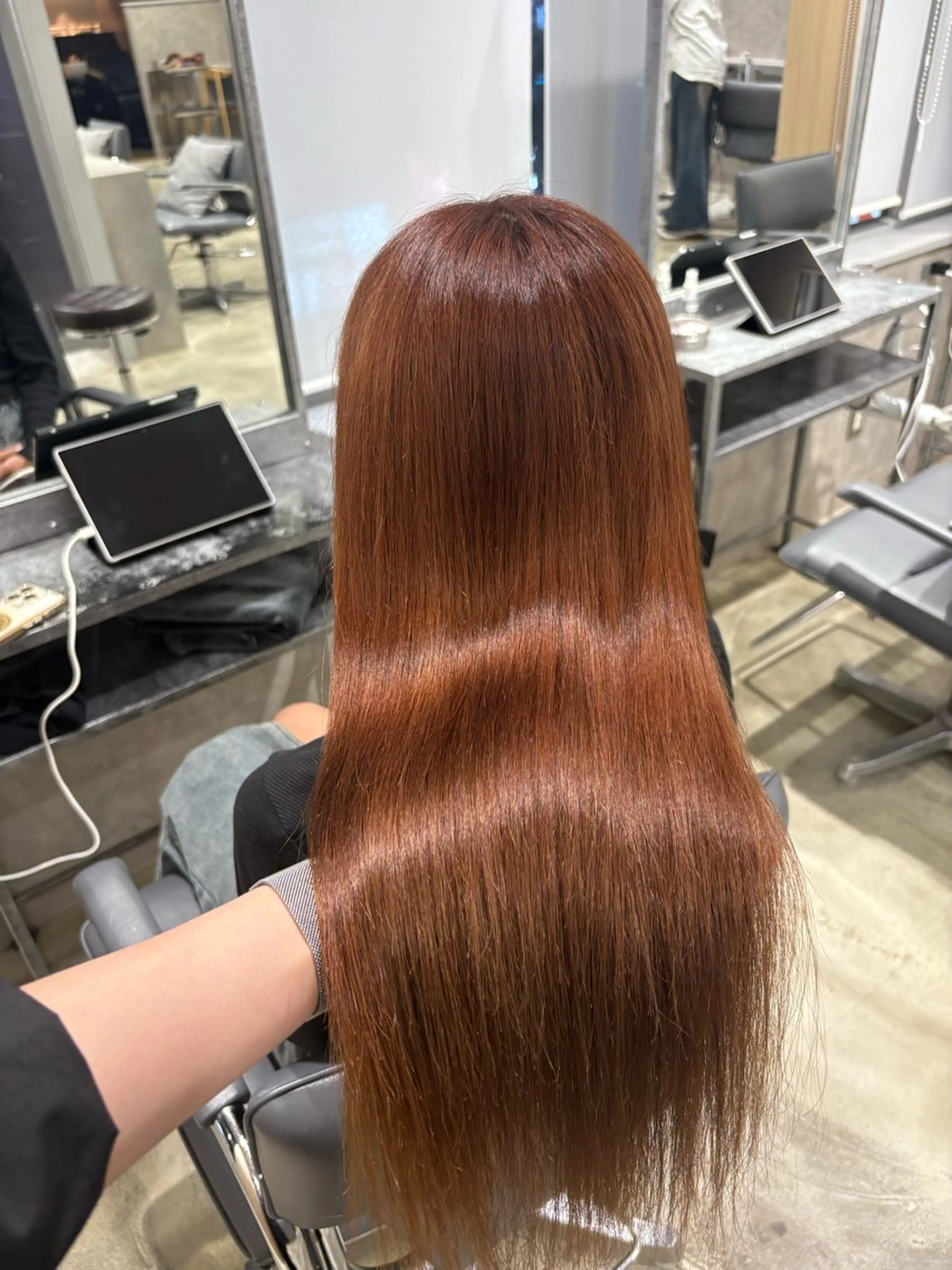 ロング カラー ブリーチ 透明感カラー ダブルカラー ブリーチなしカラー 新宿ハイトーン/ カットモデル/のりかのヘアスタイル