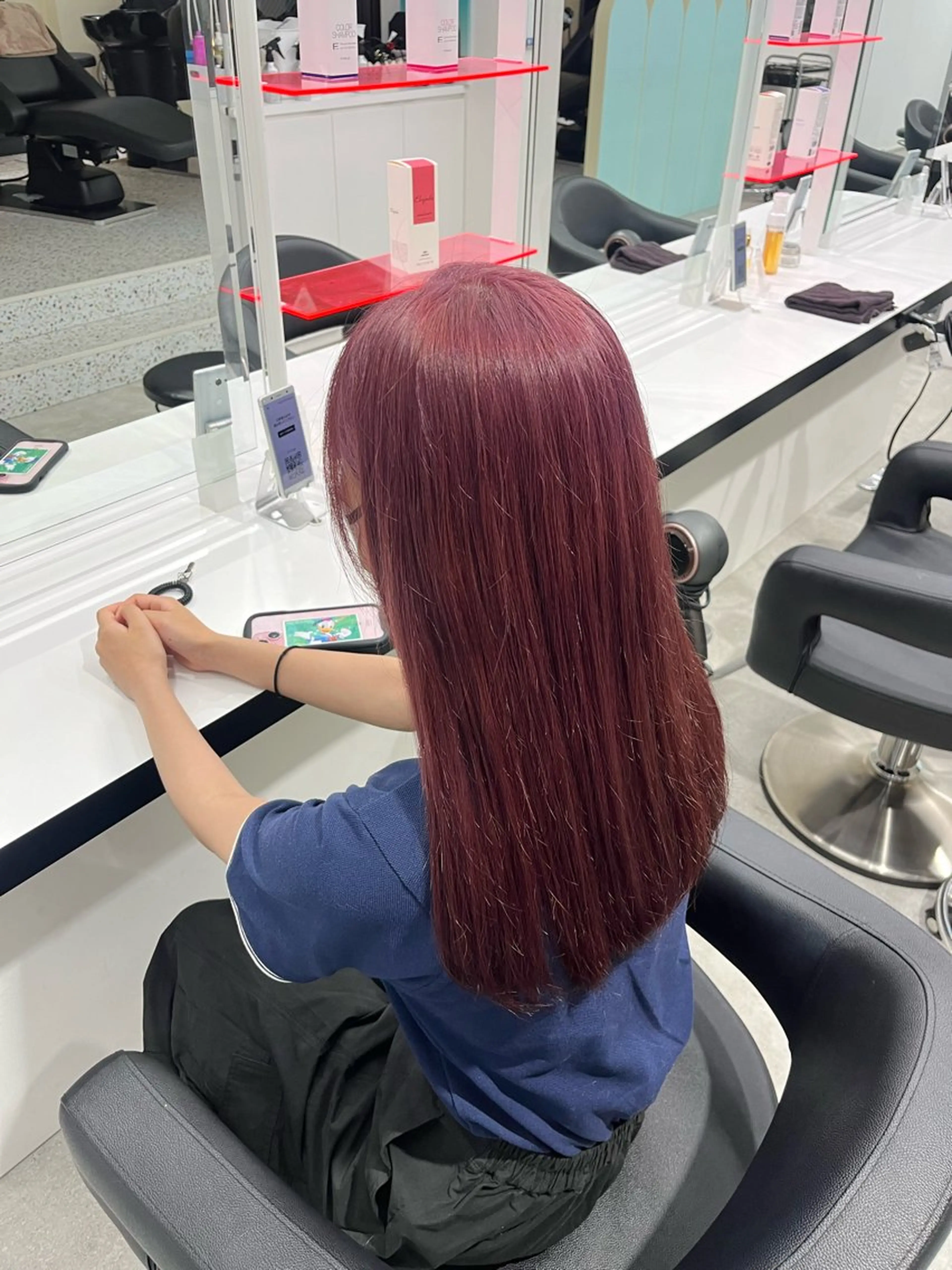 ロング カラー みう/仙台/暖色/ 艶髪/顔周りカット/のヘアスタイル