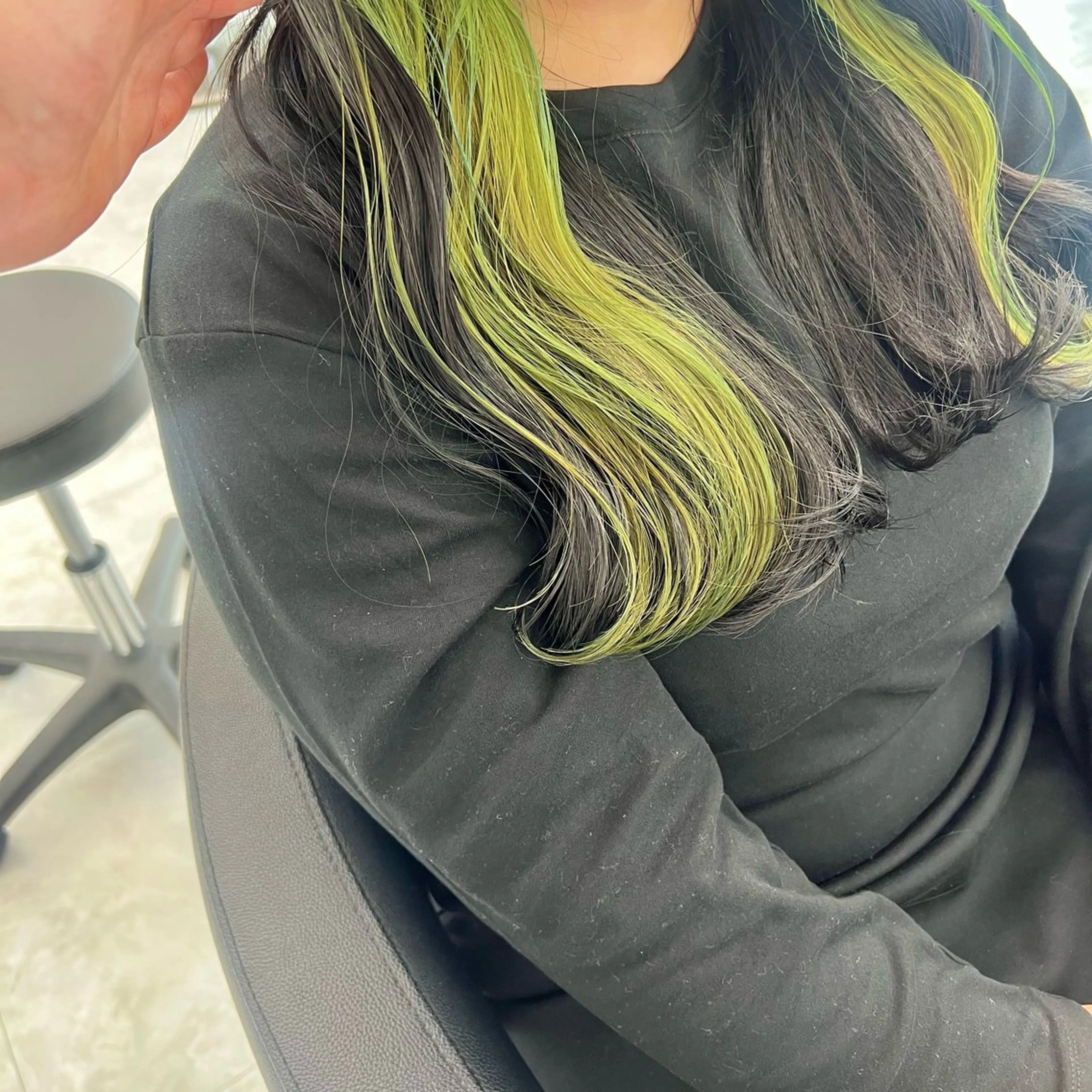 セミロング カラー ヘアカラー トリートメント ヘッドスパ ヘアセット 韓国スタイル🇰🇷 トレンドレイヤー🪡のヘアスタイル