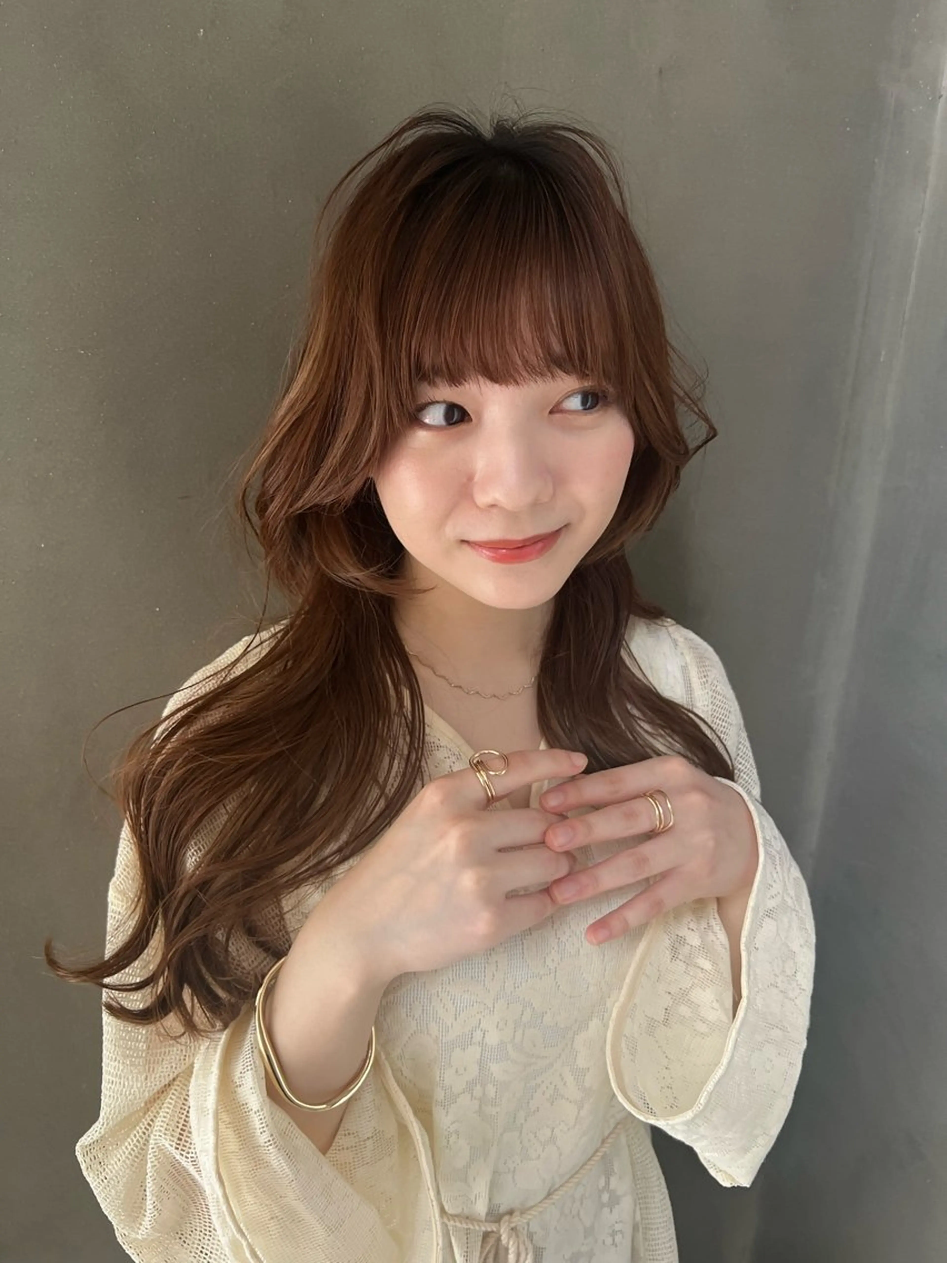 🔅カット+カラー+トリートメント🔅平日10時​〜​16時半・土日祝9時​〜​15時半⚠️日時変更して頂く場合がございます。の写真