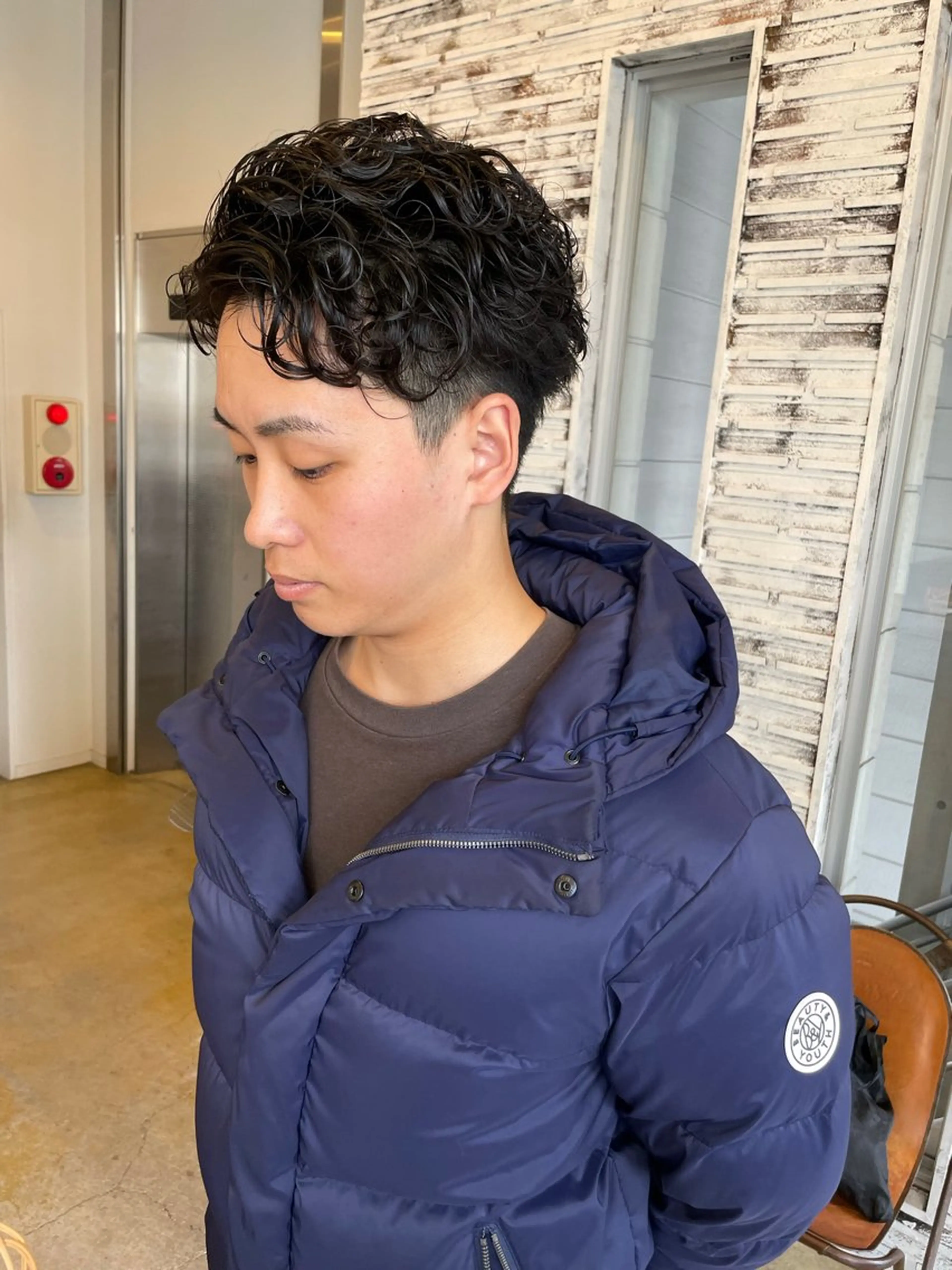 ショート パーマ メンズ パーマ特化 motooのヘアスタイル