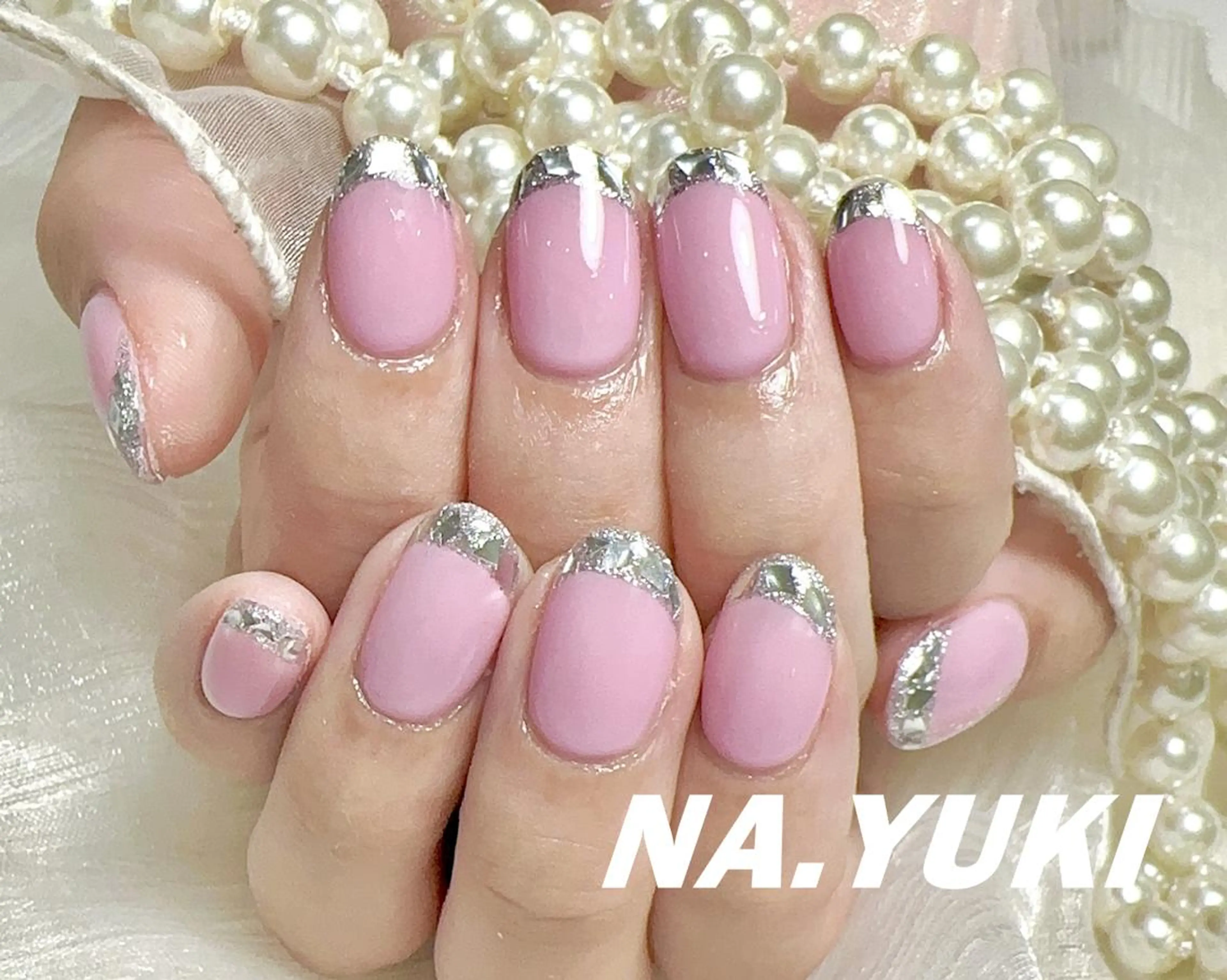 ネイル ハンドネイル ハンドケア 🌷 Mooning 🌷のネイルデザイン