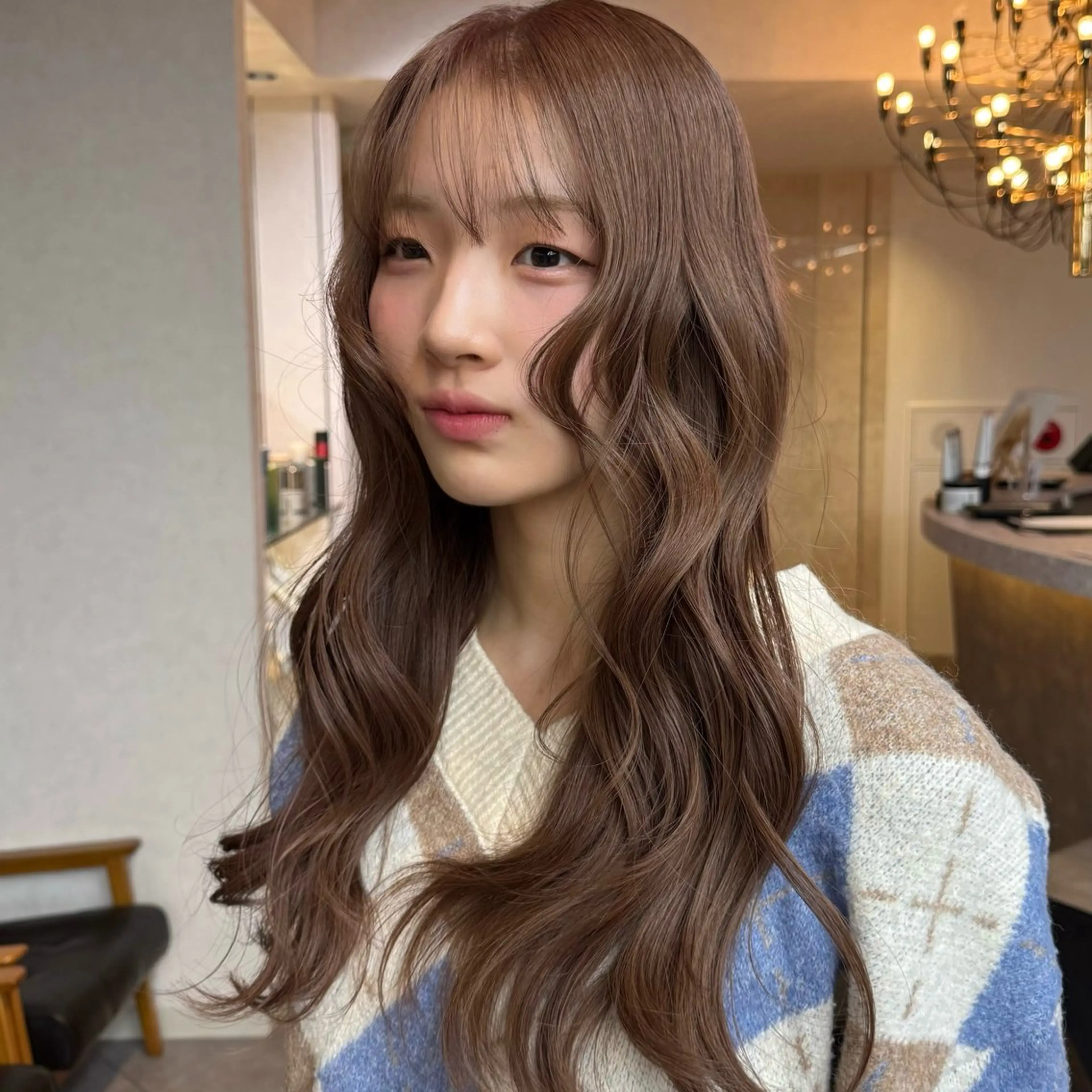 ロング カラー ヘアアレンジ カット ヘアカラー トリートメント 西谷 さきのヘアスタイル