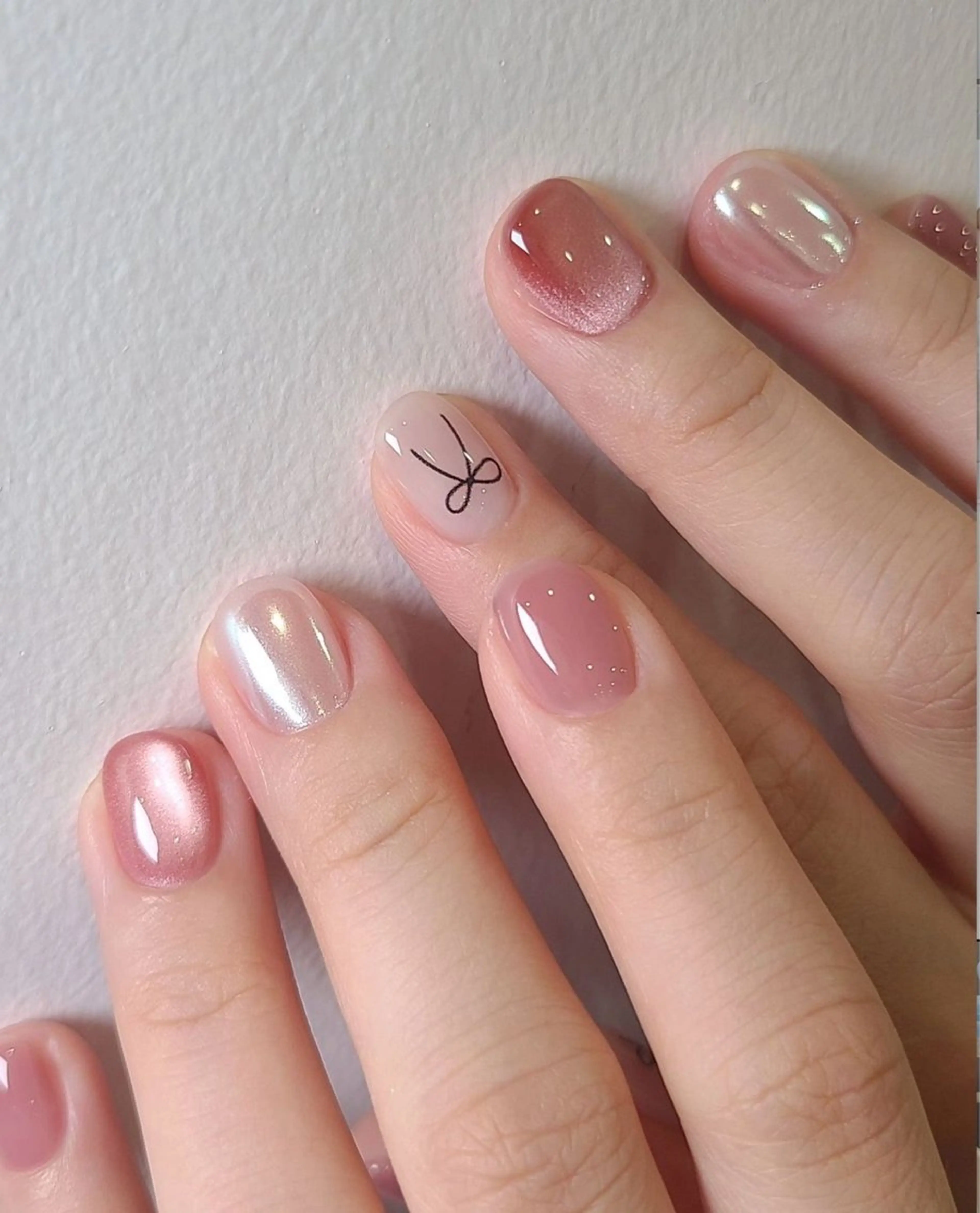 ネイル 韓国ネイル 持ち込み ハンドネイル EMI ANA.CHUOのネイルデザイン