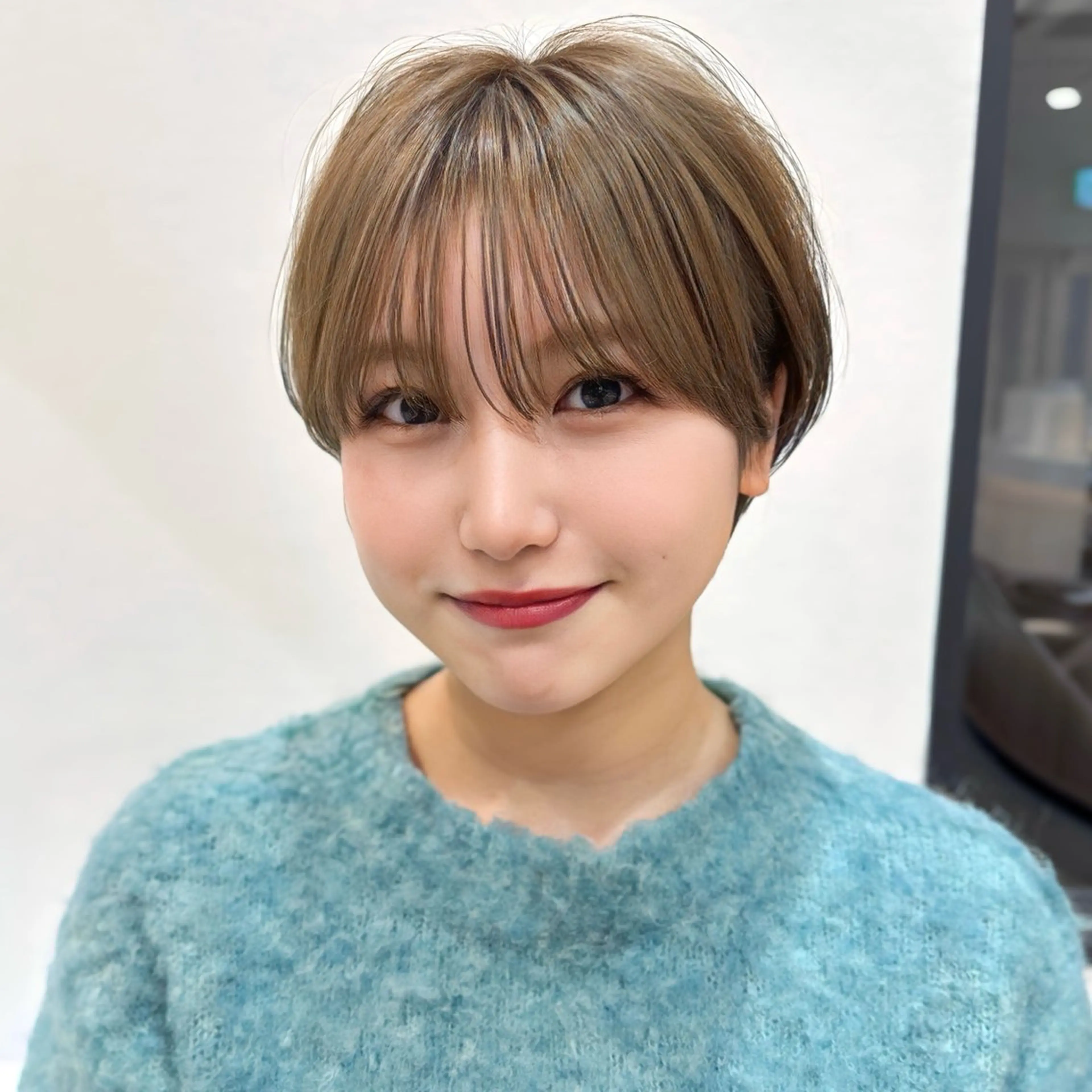 ショート 🎀大川 錬🎀 ブリーチなしWカラーのヘアスタイル