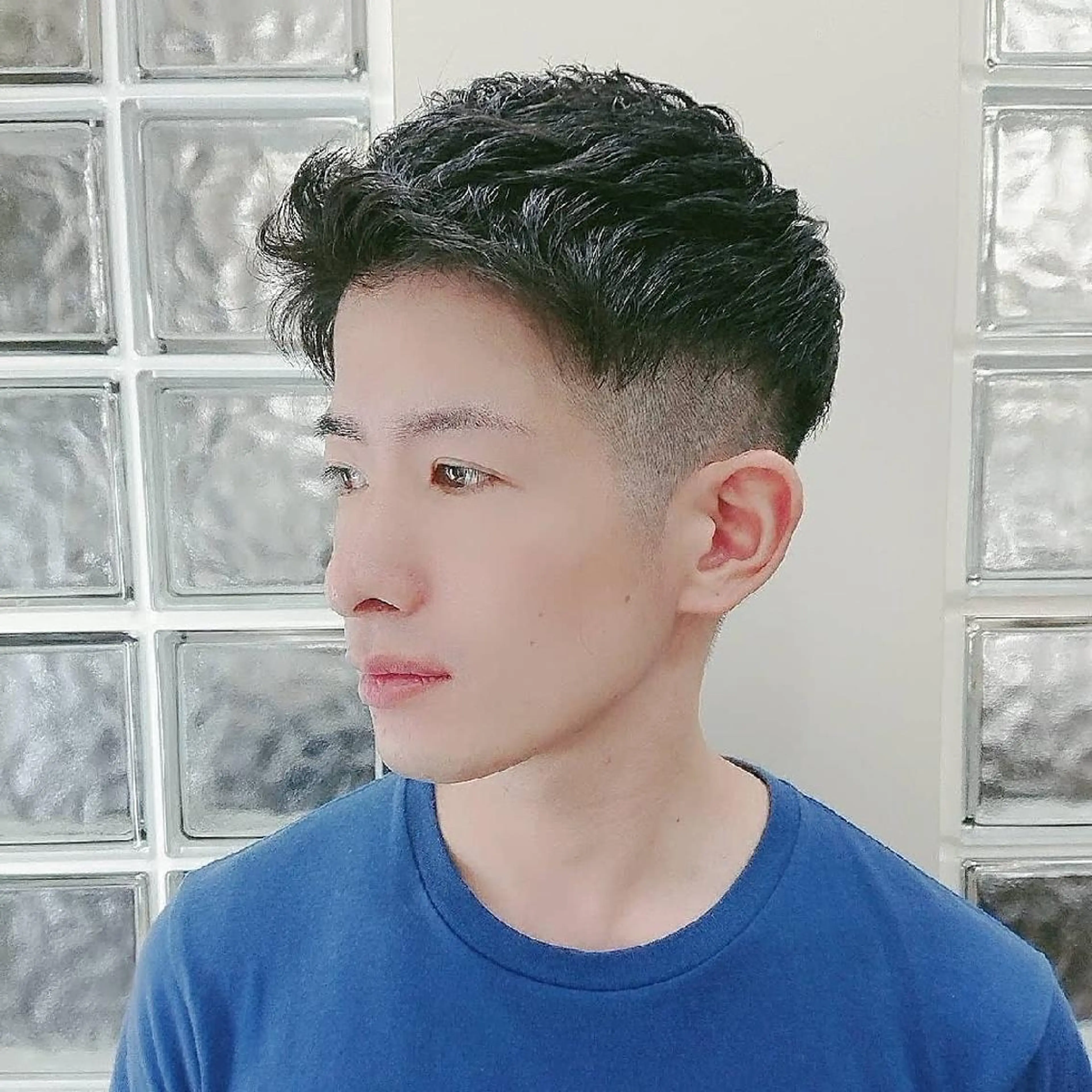 ショート パーマ カット パーマ from…所属・BARBER/ 髪質改善/南慎也のヘアスタイル