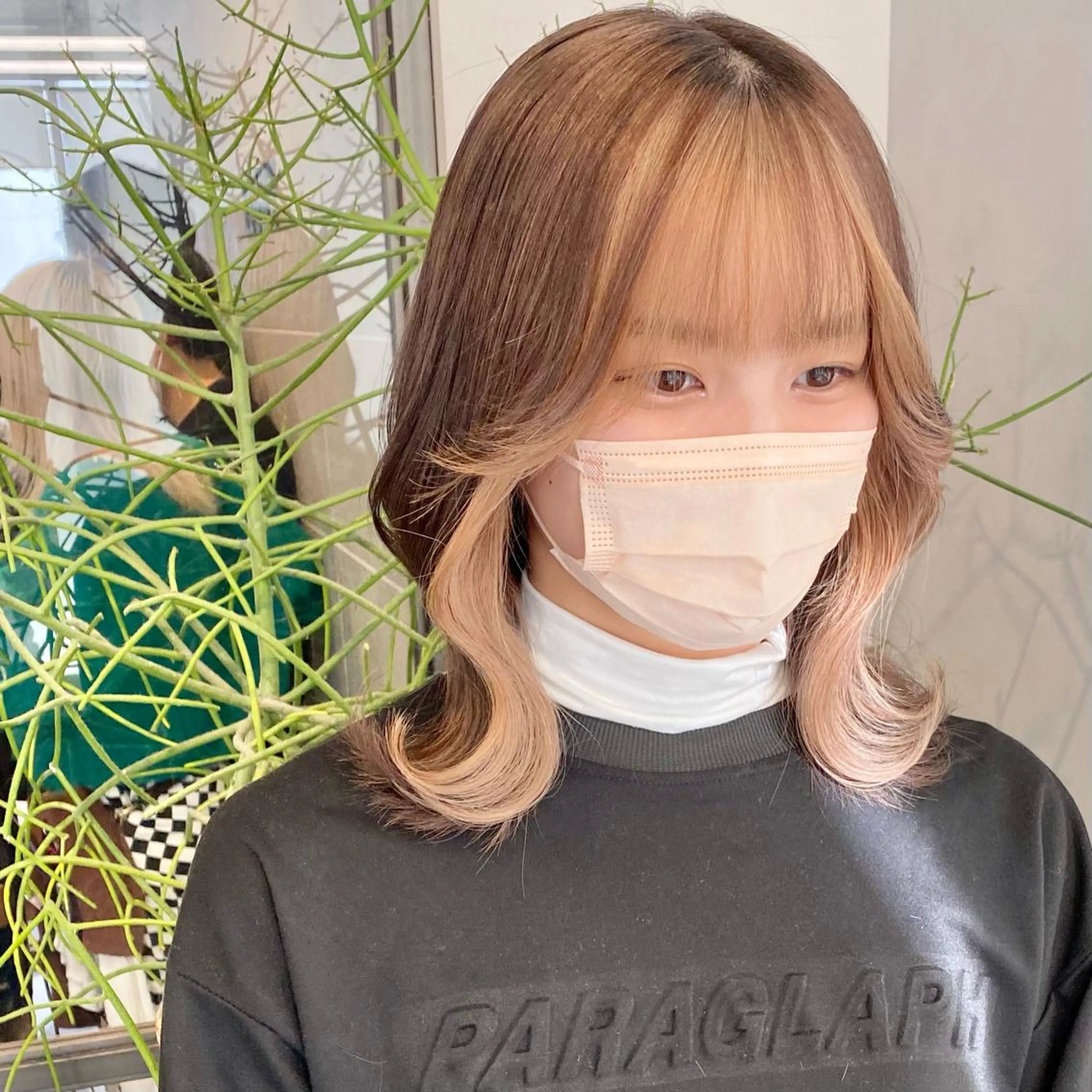 ミディアム カラー カット ヘアカラー トリートメント カラー系/カット特化 🟠オオタキマサシのヘアスタイル