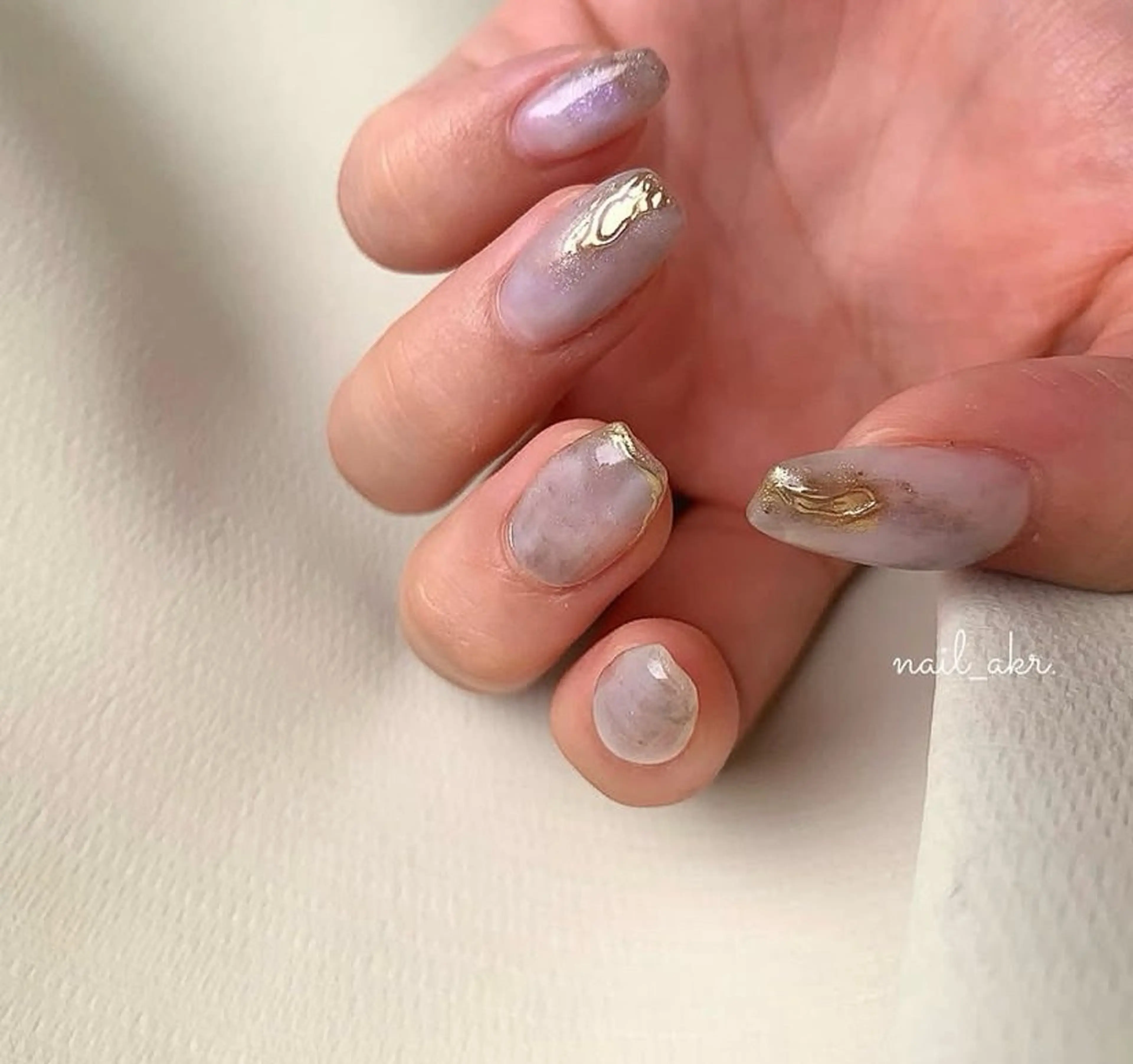ネイル オーロラネイル nailAVANCE akariのネイルデザイン