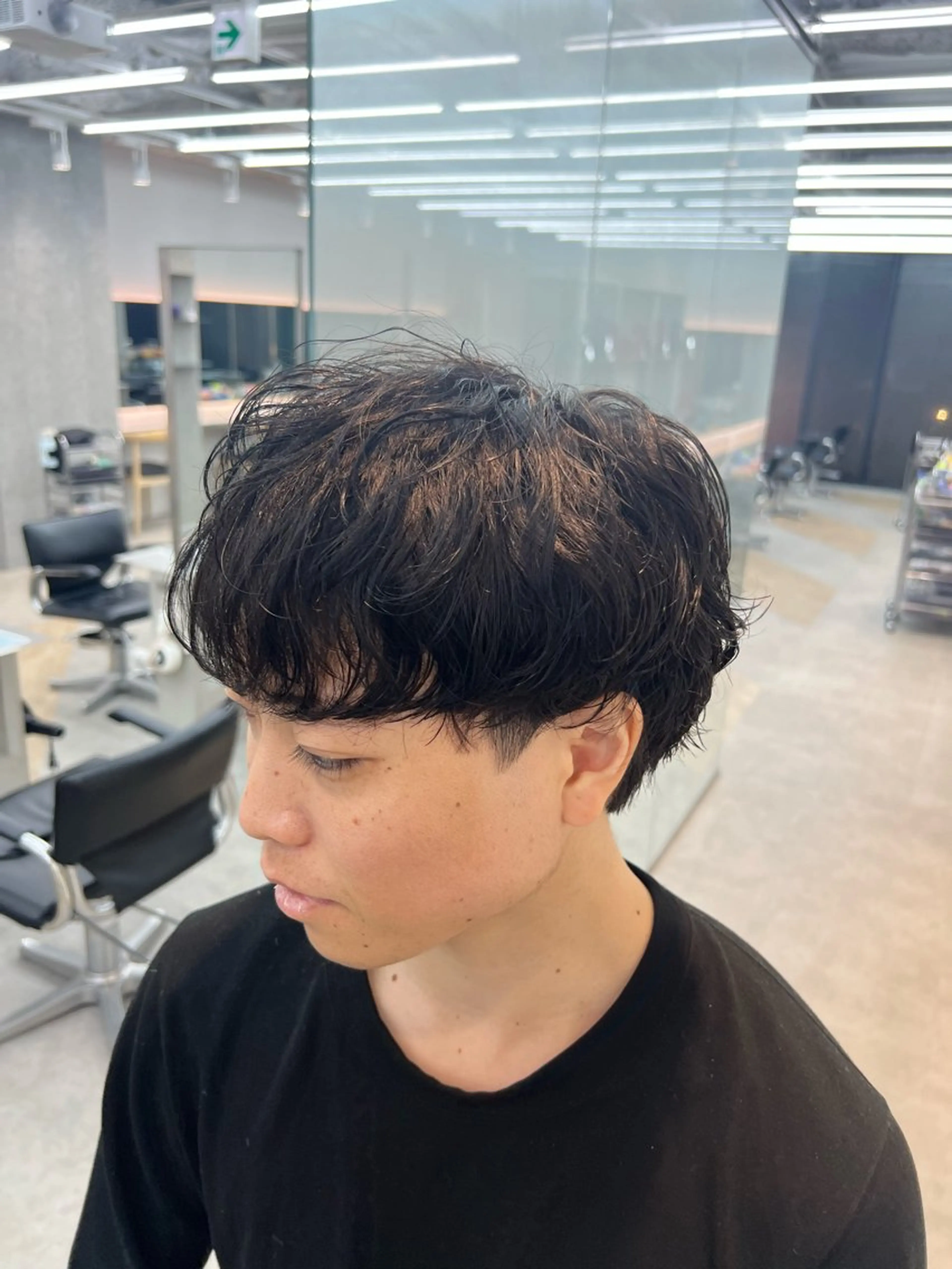 メンズ カット パーマ 🌀toa/波巻き✨ /メンズパーマ／栄のヘアスタイル