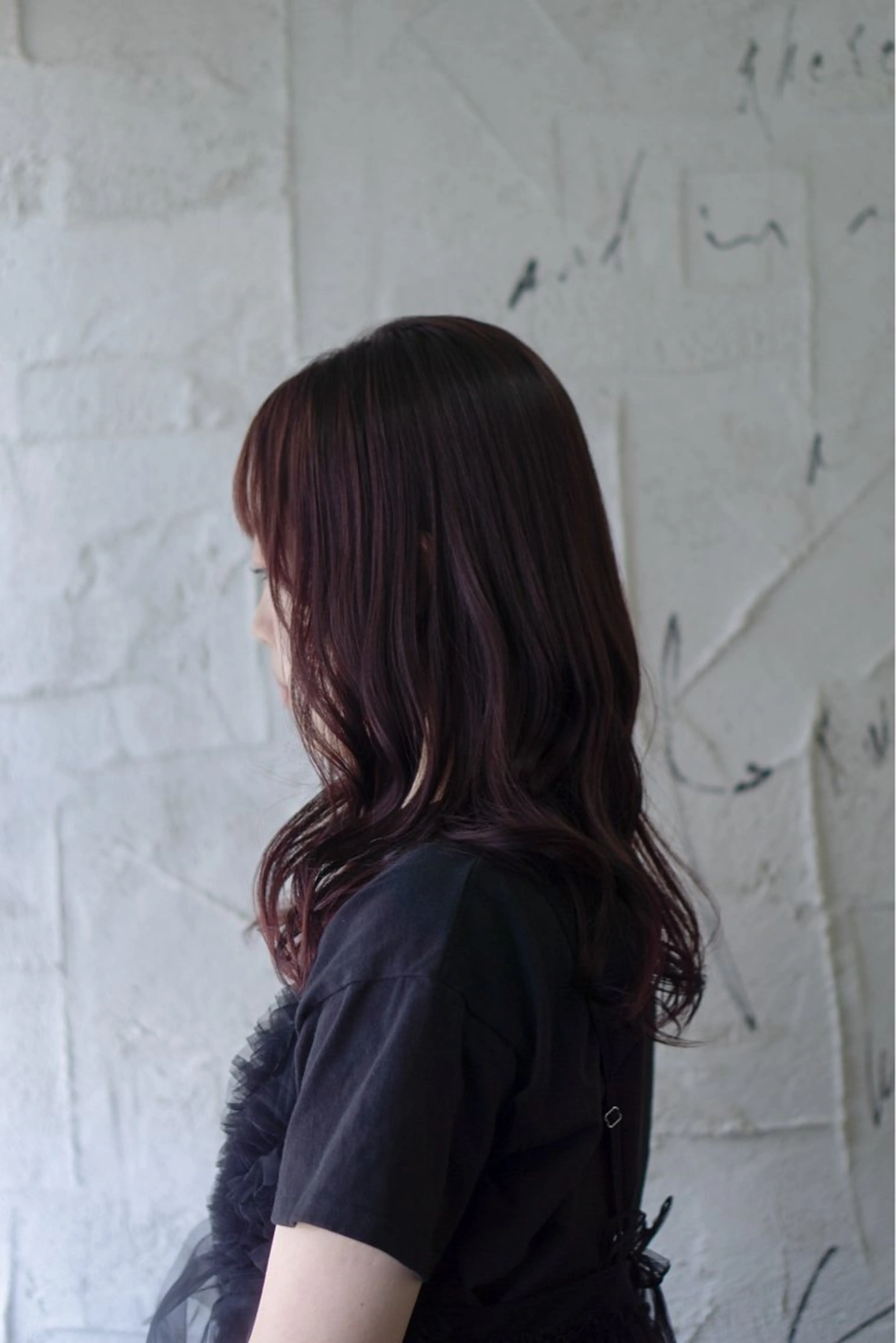 ロング 木村 南葵のヘアスタイル