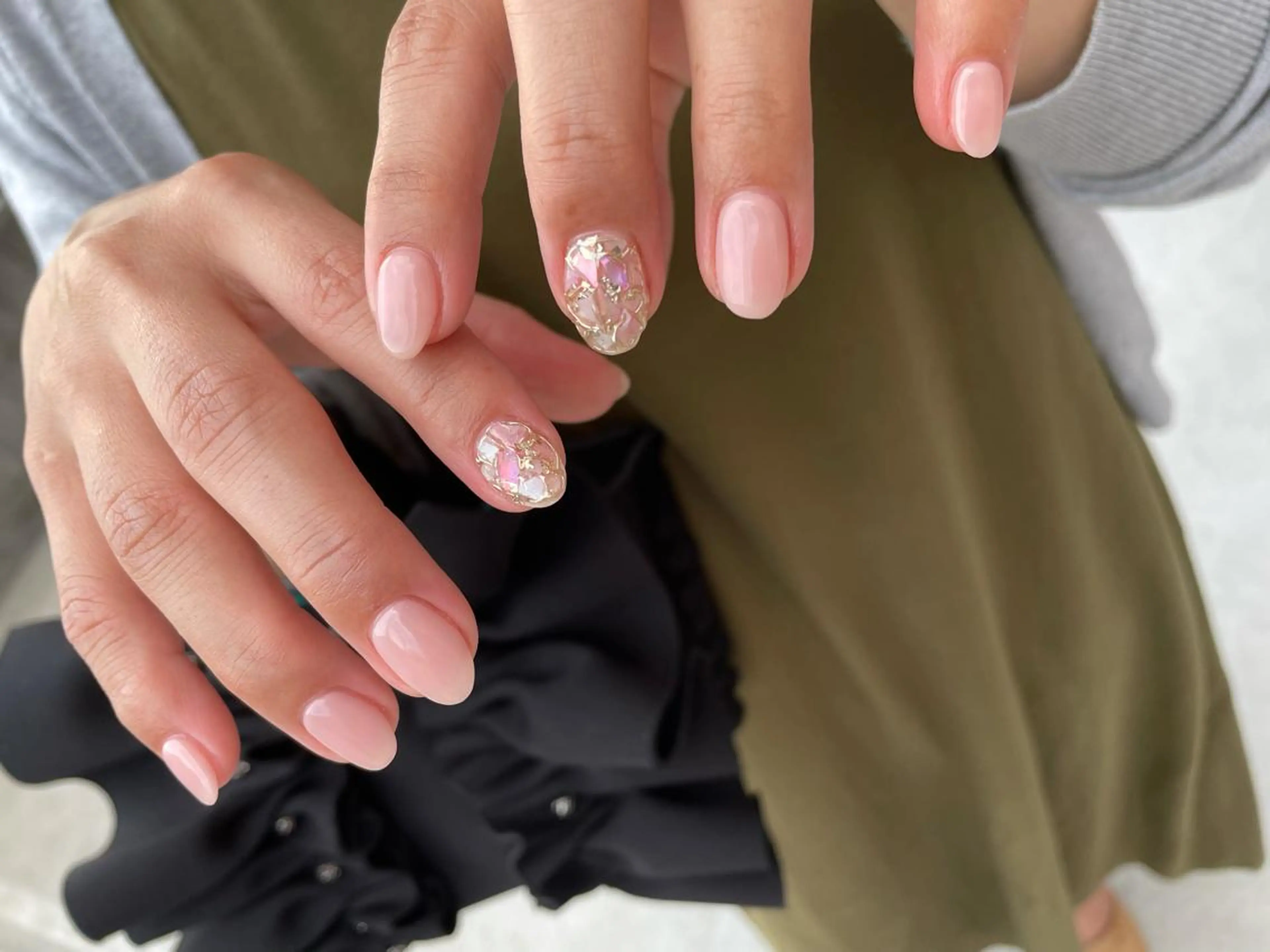 ロング カラー ヘアアレンジ キッズ ネイル マツエク・マツパ 福田 加奈のネイルデザイン