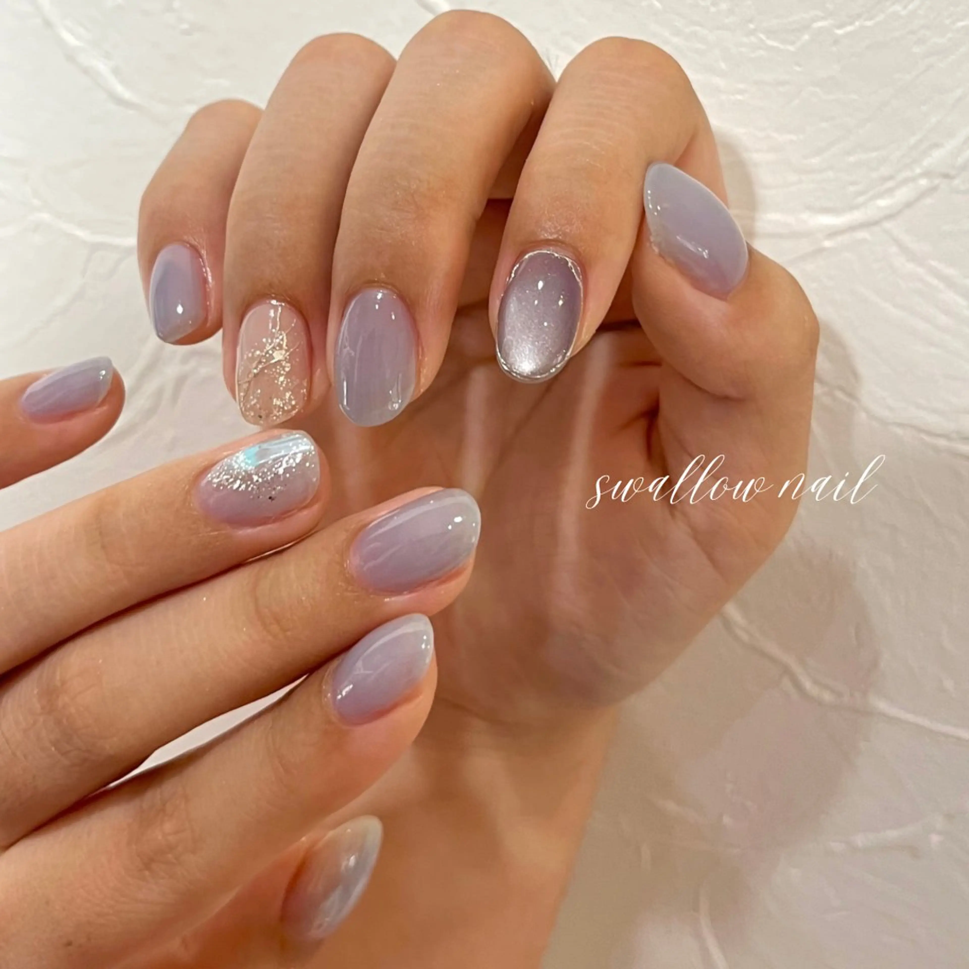 ネイル アートネイル ハンドネイル swallow nail所属・スワローネイル misatoのネイルデザイン