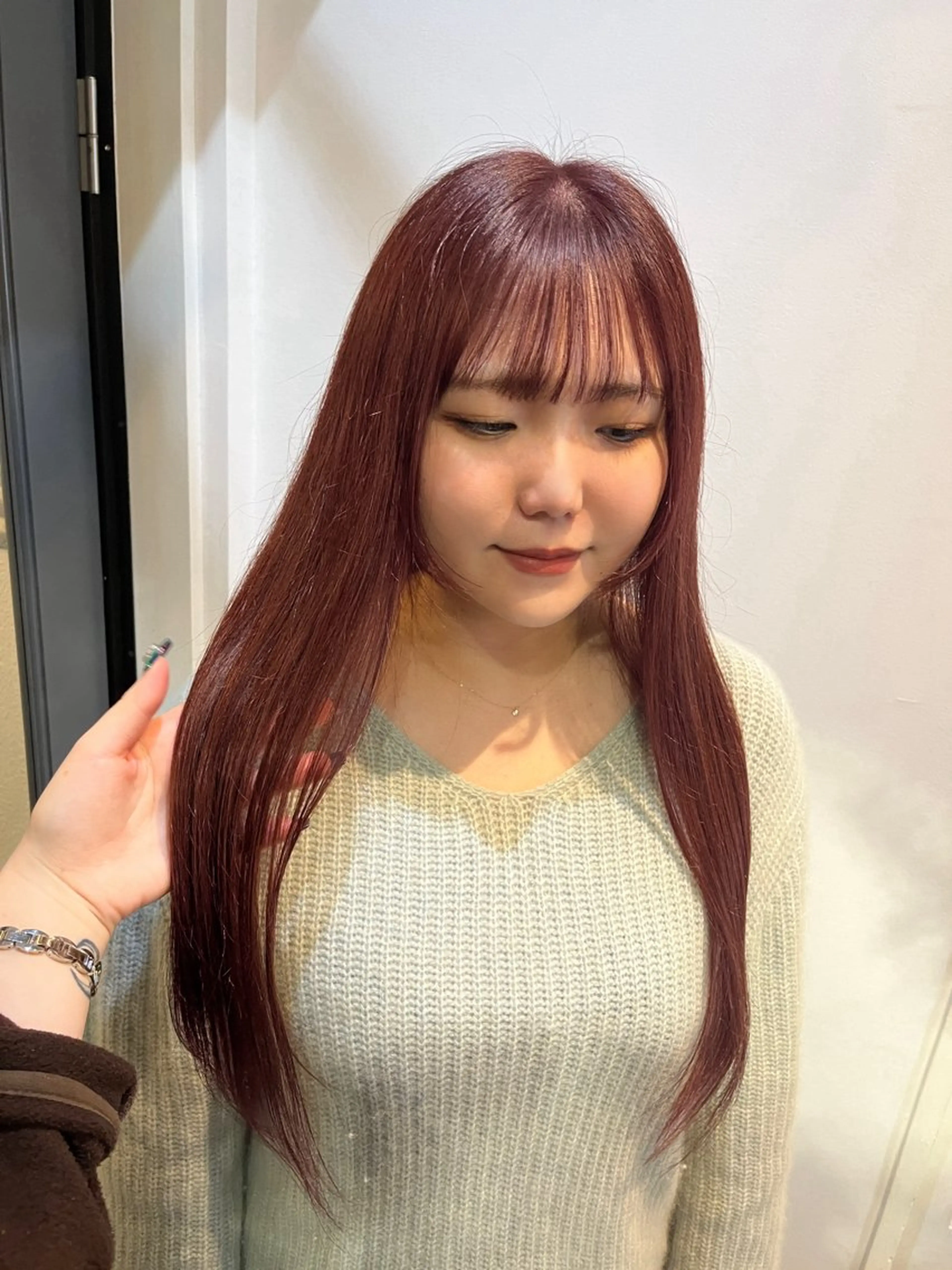 ロング カラー HOMIE TOKYO所属・sora / 渋谷 / ハイトーンのヘアスタイル