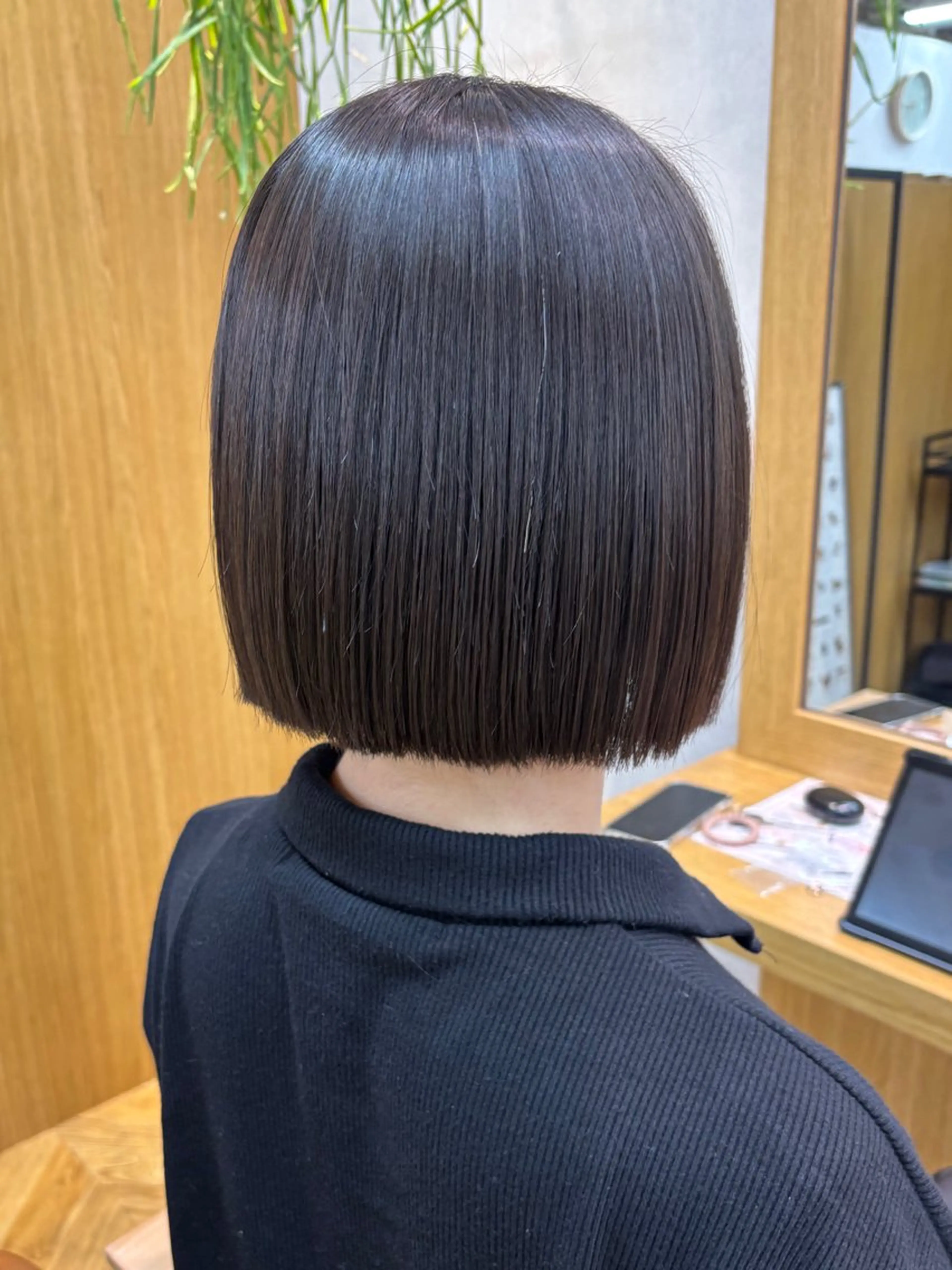 ミディアム ボブ 縮毛矯正 カット 縮毛矯正 トリートメント ボブ/ミディアム 親しみやすさ/さくらのヘアスタイル