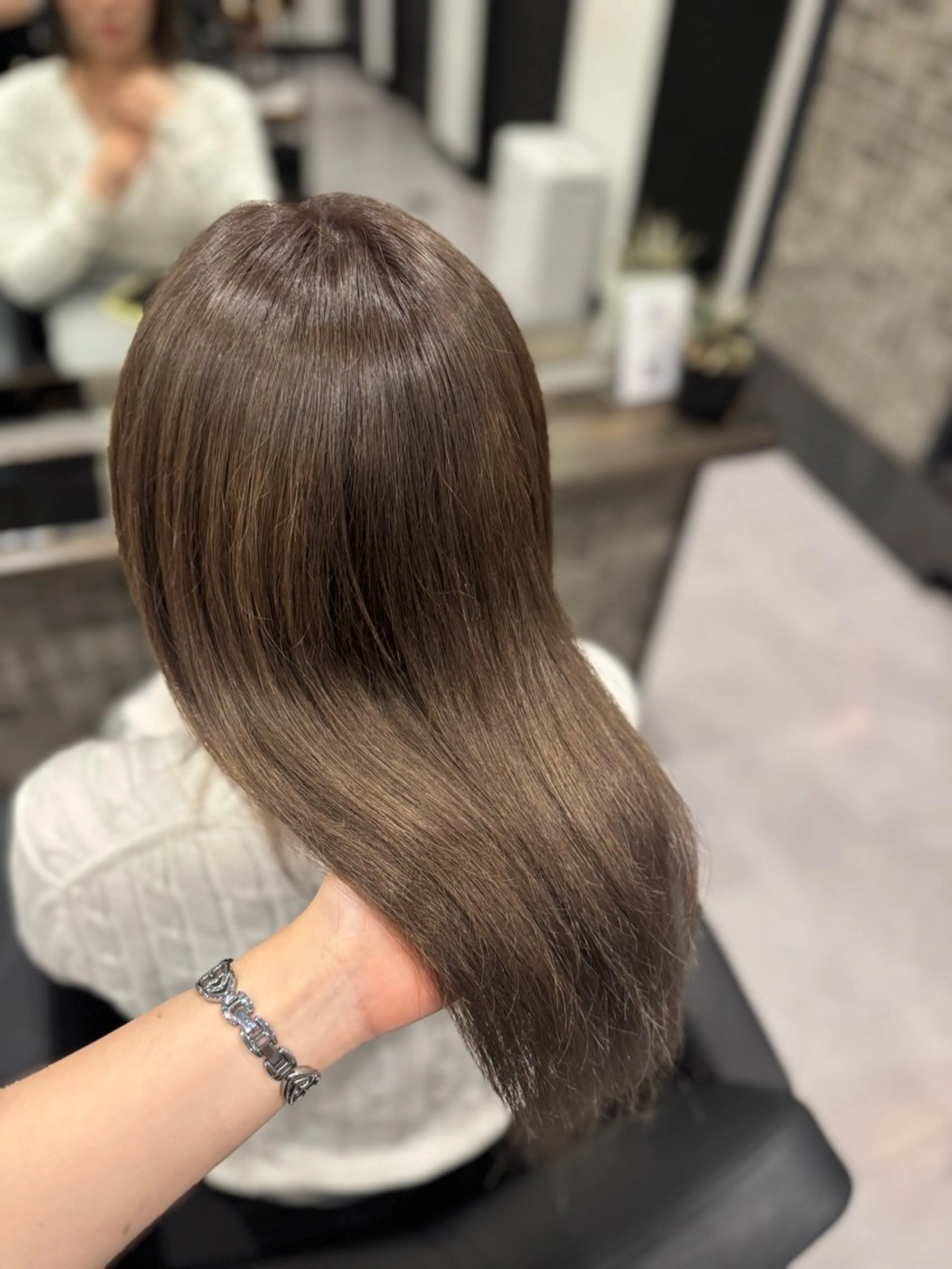 ミディアム カラー ベージュカラー ヘアカラー トリートメント 🖤Ayaka🖤 モデル様募集中🌙のヘアスタイル