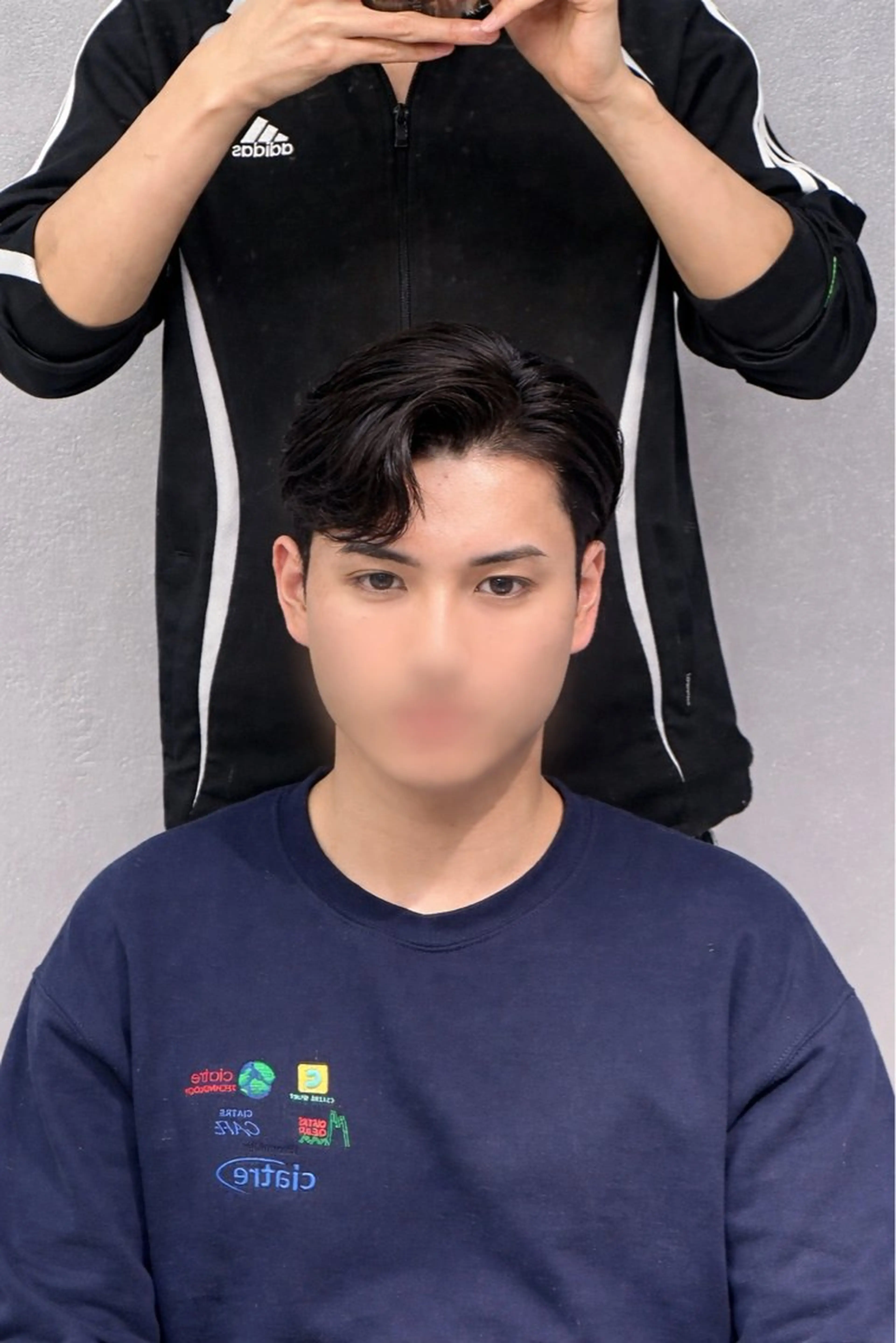 パーマ メンズ ダウンパーマ メンズ韓国風 メンズパーマ カット パーマ 梅田/パーマ/ 韓国メンズヘア/ハタのヘアスタイル