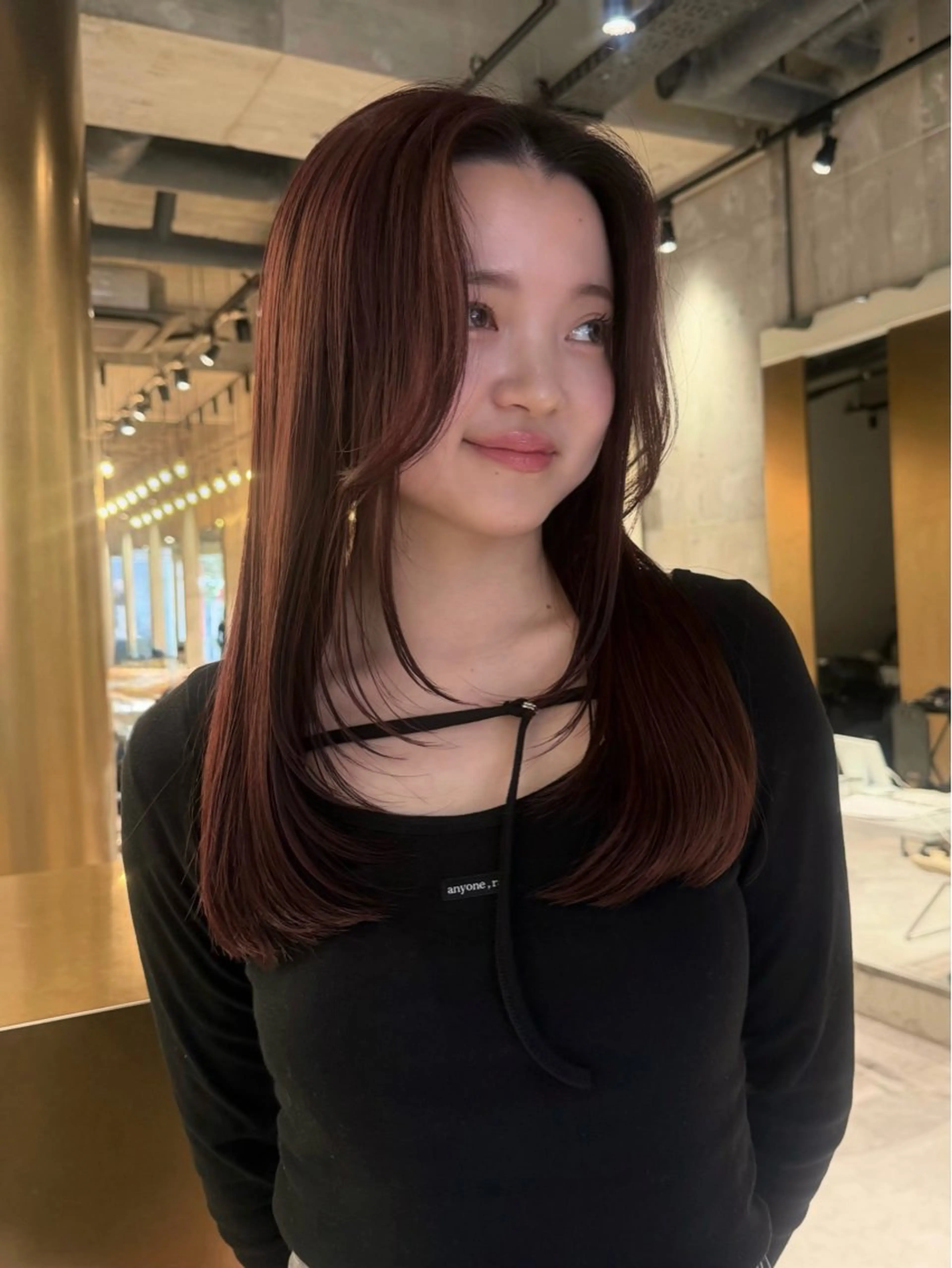 セミロング カラー カット ヘアカラー aika_ モードボブ‪☆のヘアスタイル