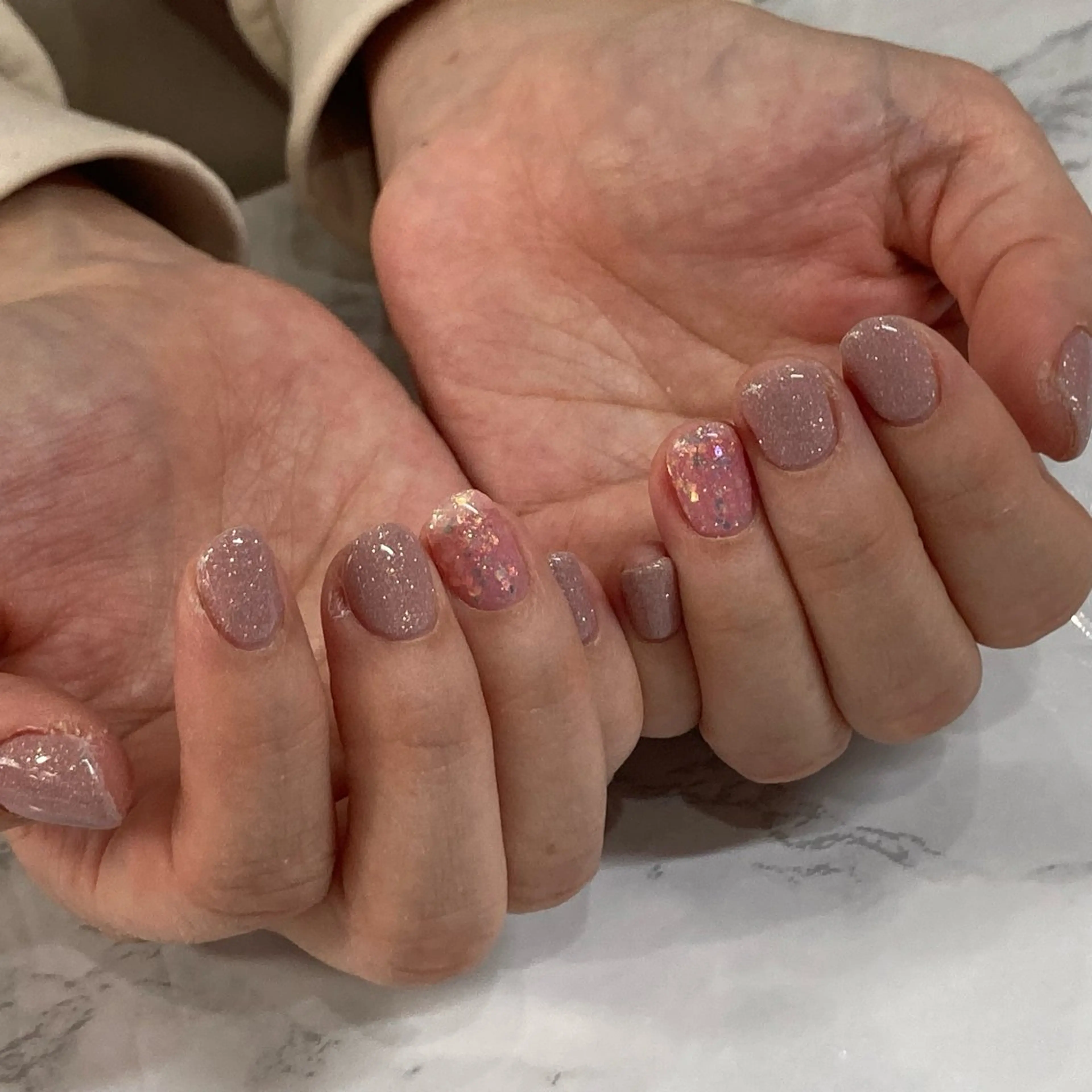 ネイル ラメ(グリッター) nail salon　share所属・Share wakanaのネイルデザイン