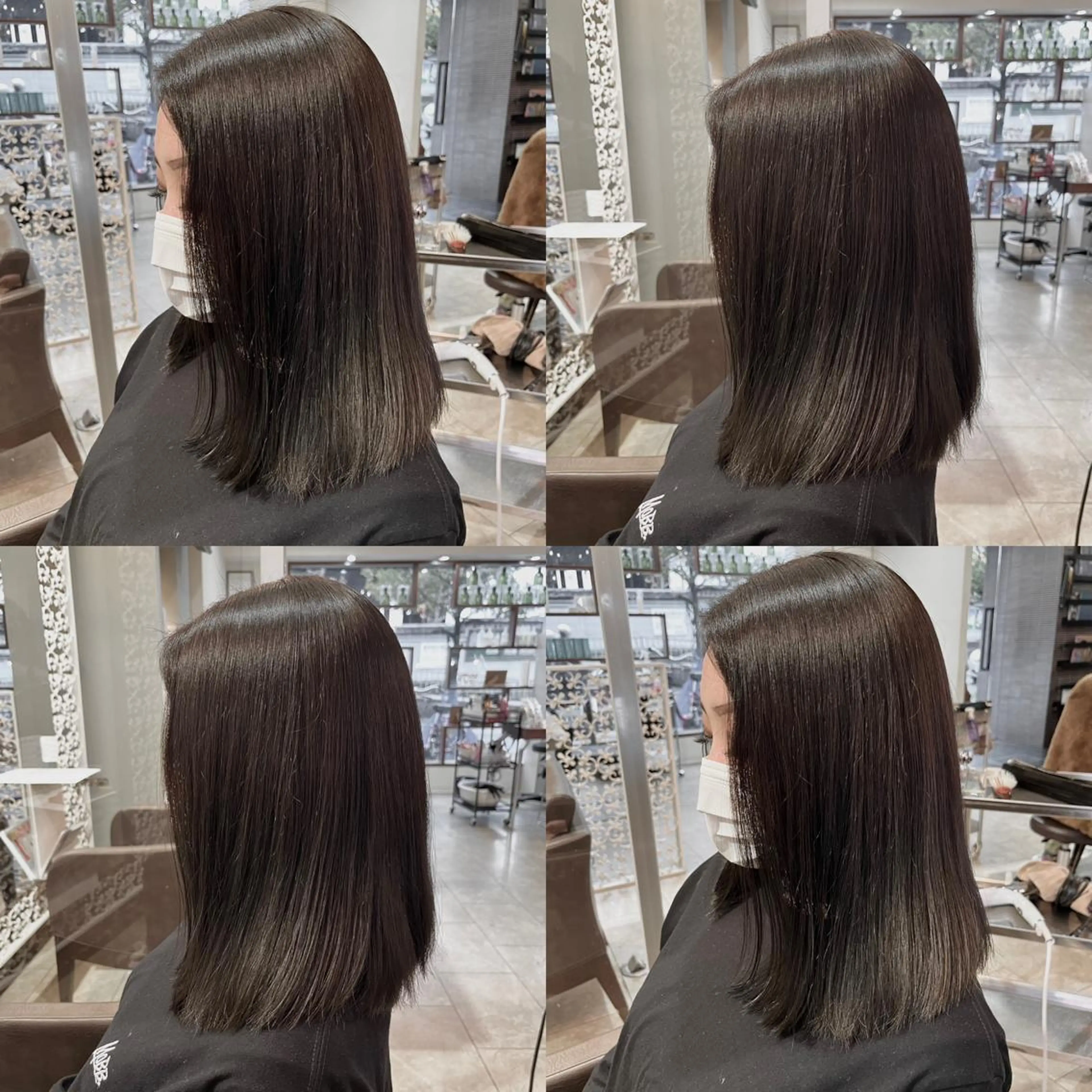 ミディアム カラー ekolu所属・髪質改善･縮毛矯正 特化･ユウシンのヘアスタイル