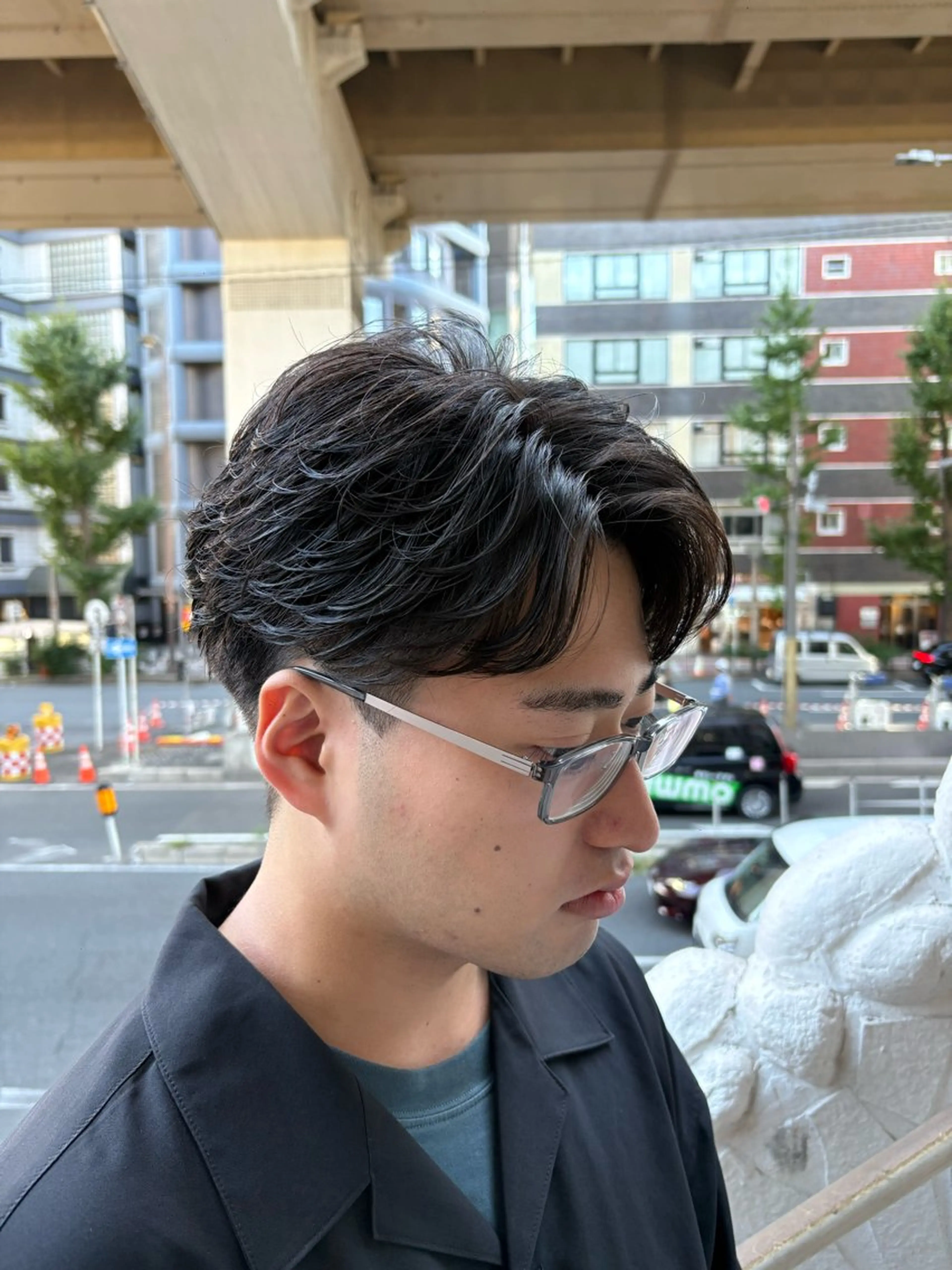 パーマ メンズ カット パーマ 梅田/全パーマ特化/ ケアパーマ特化/秋本のヘアスタイル