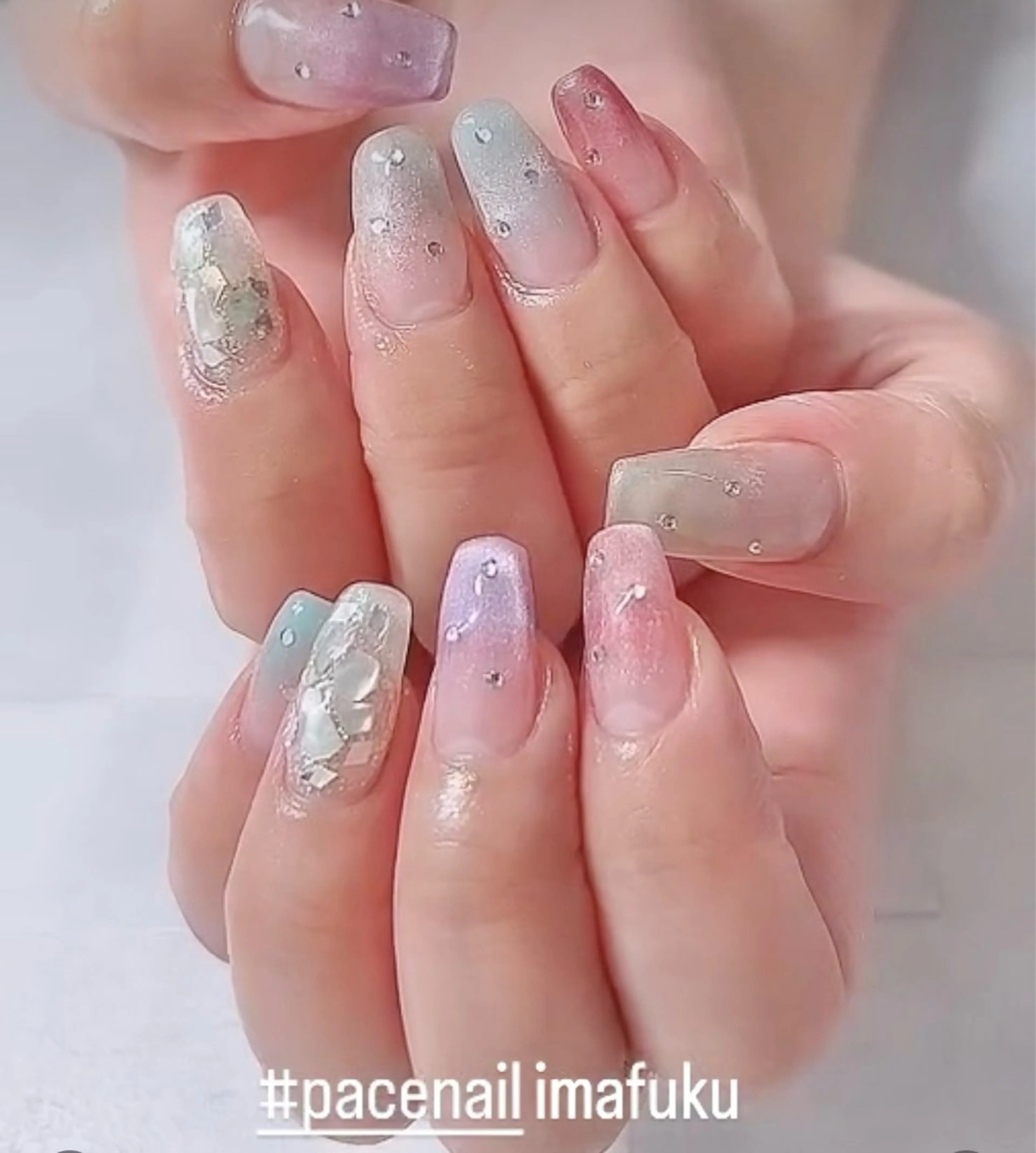 ネイル ジェルネイル パラジェル ハンドネイル PACENAIL今福店所属・PACENAIL 今福のネイルデザイン