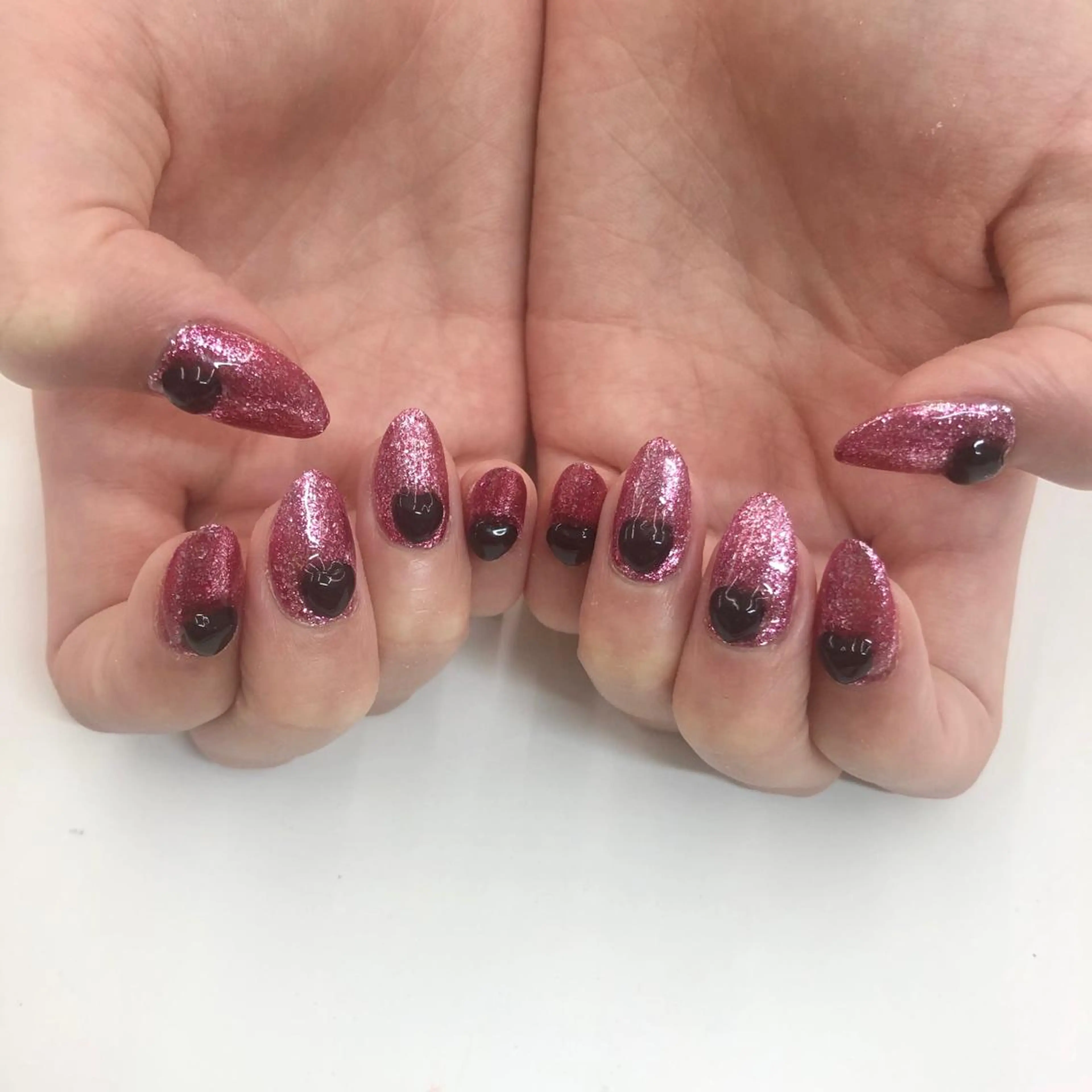 ネイル ハート 🎀AYAKO 🎀中韓ネイルのネイルデザイン